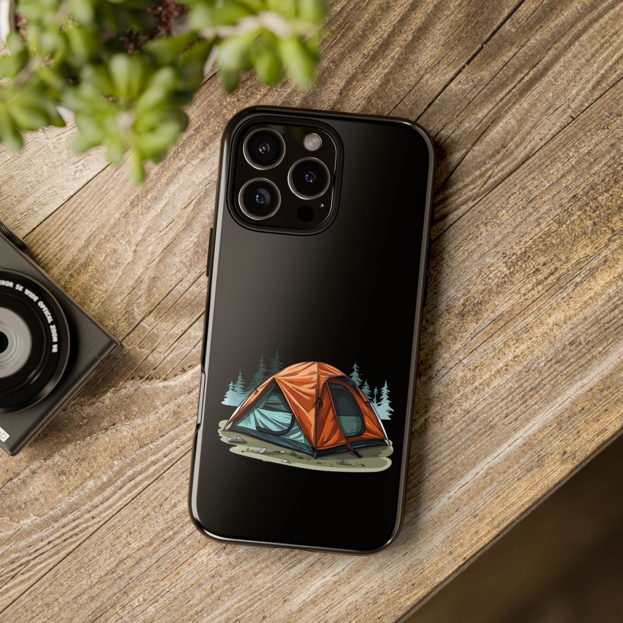 Camping Phone Case, Outdoor Adventure, Nature Lover Gift, Tough Cases, Hiking Accessory, Travel Gear, Camping Vibes