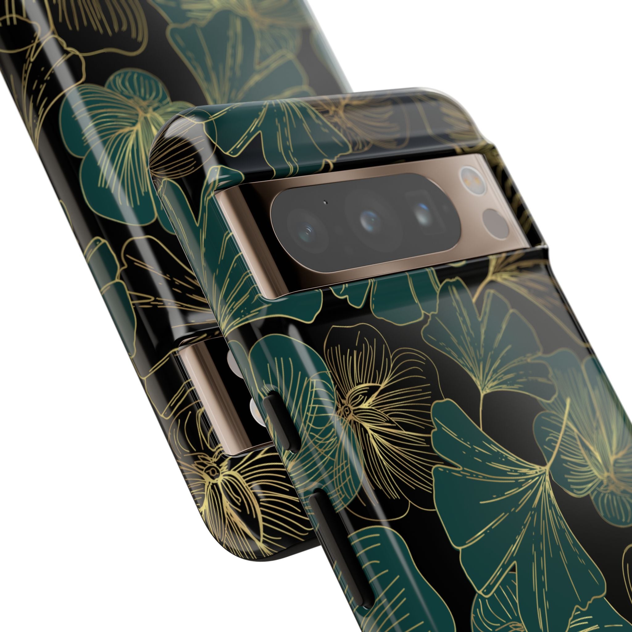 Floral Phone Case - Tough Cases, Protective Cover, Stylish Accessory, Gift for Her, Nature-Inspired Design
