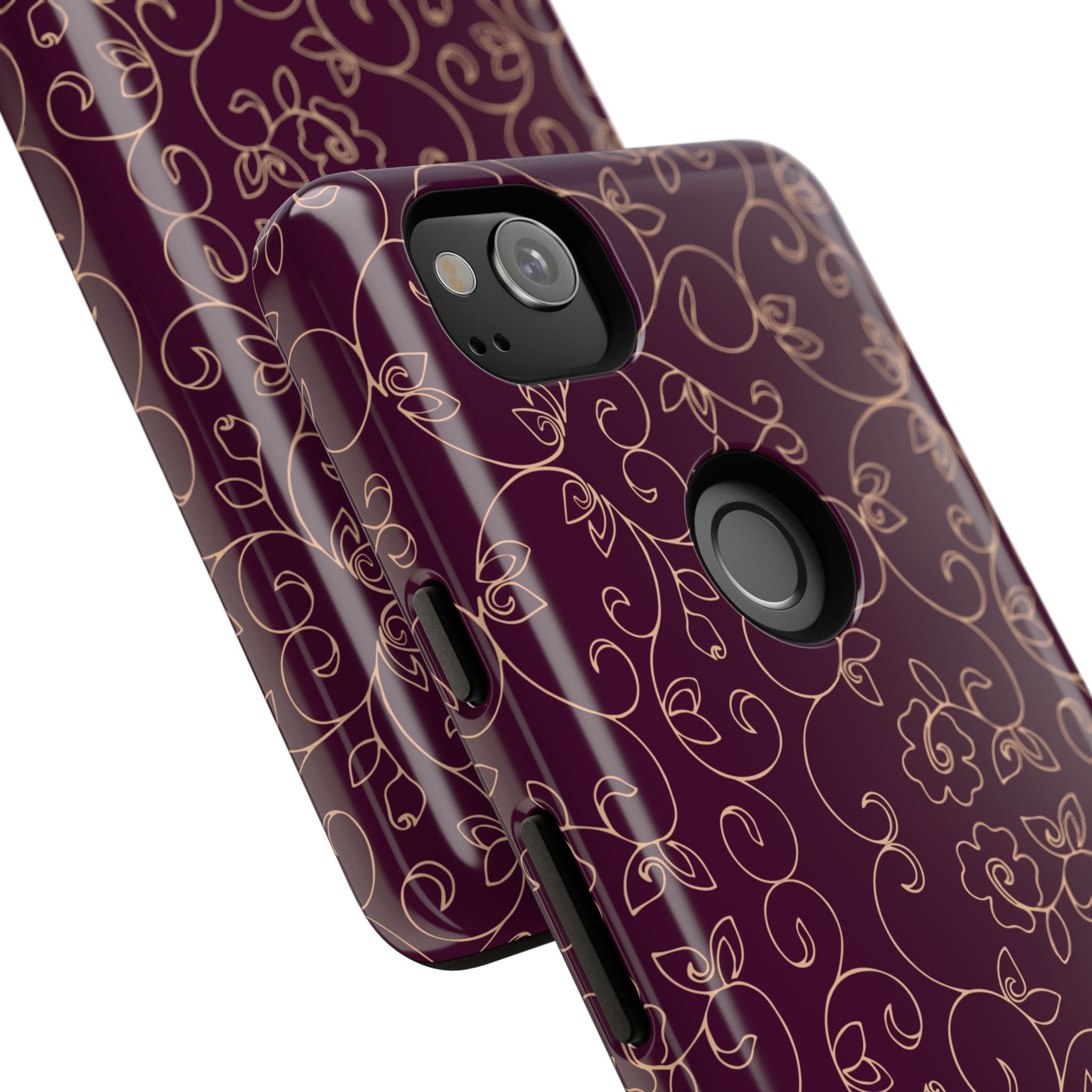 Elegant Floral Phone Case | Durable Mobile Cover, Gift for Her, Floral Design, Stylish Accessory, Phone Protection