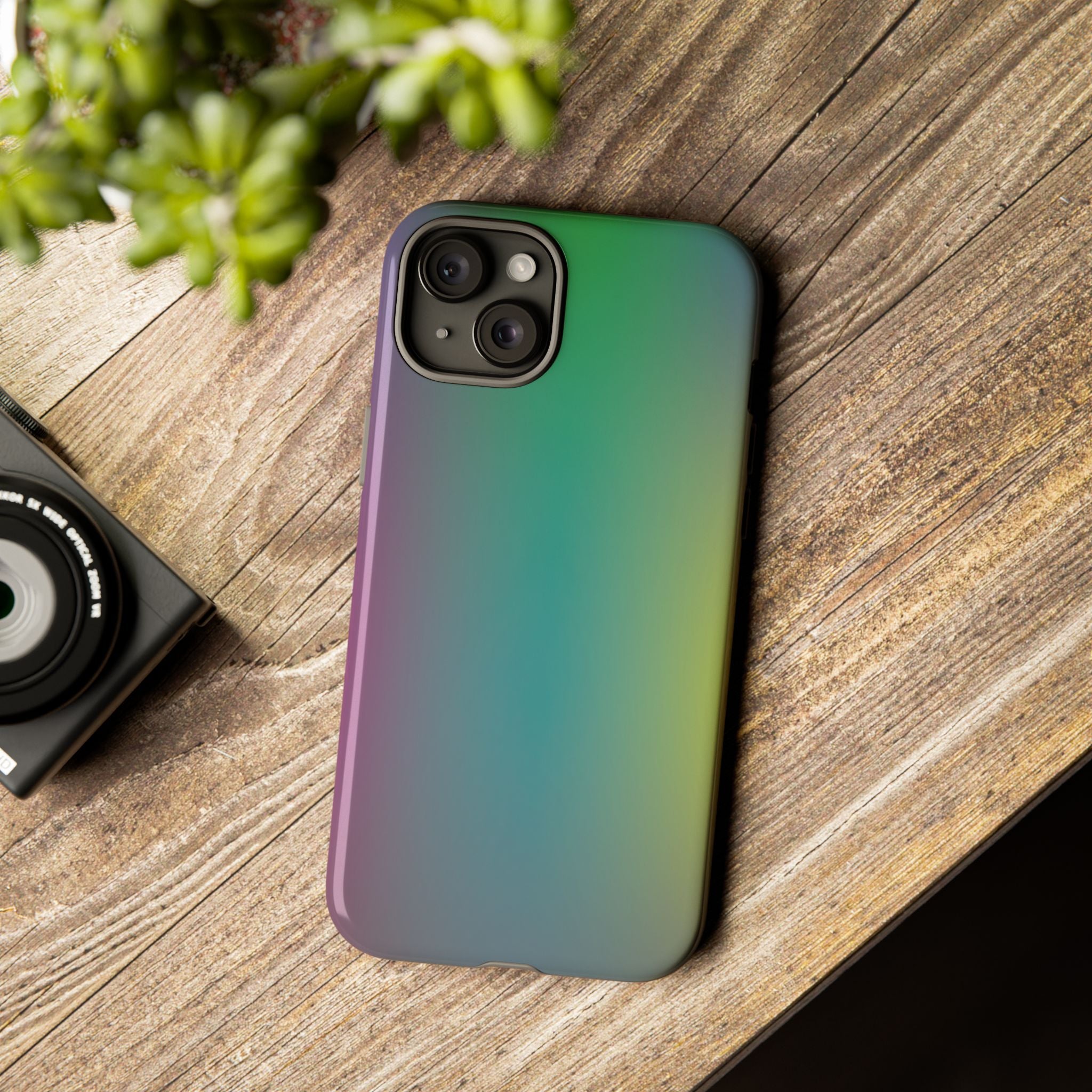 Gradient Phone Case, Tough Cases, Stylish Phone Protector, Unique Phone Cover, Gift for Tech Lovers, Colorful Phone Accessory