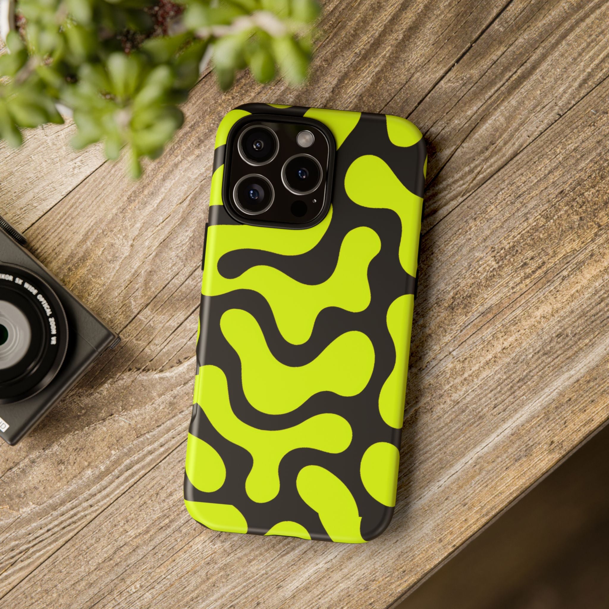 Bold Pattern Phone Case, Stylish Protective Cover, Unique Gift for Tech Lovers, Trendy Mobile Accessory, Rejuvenate Your Style