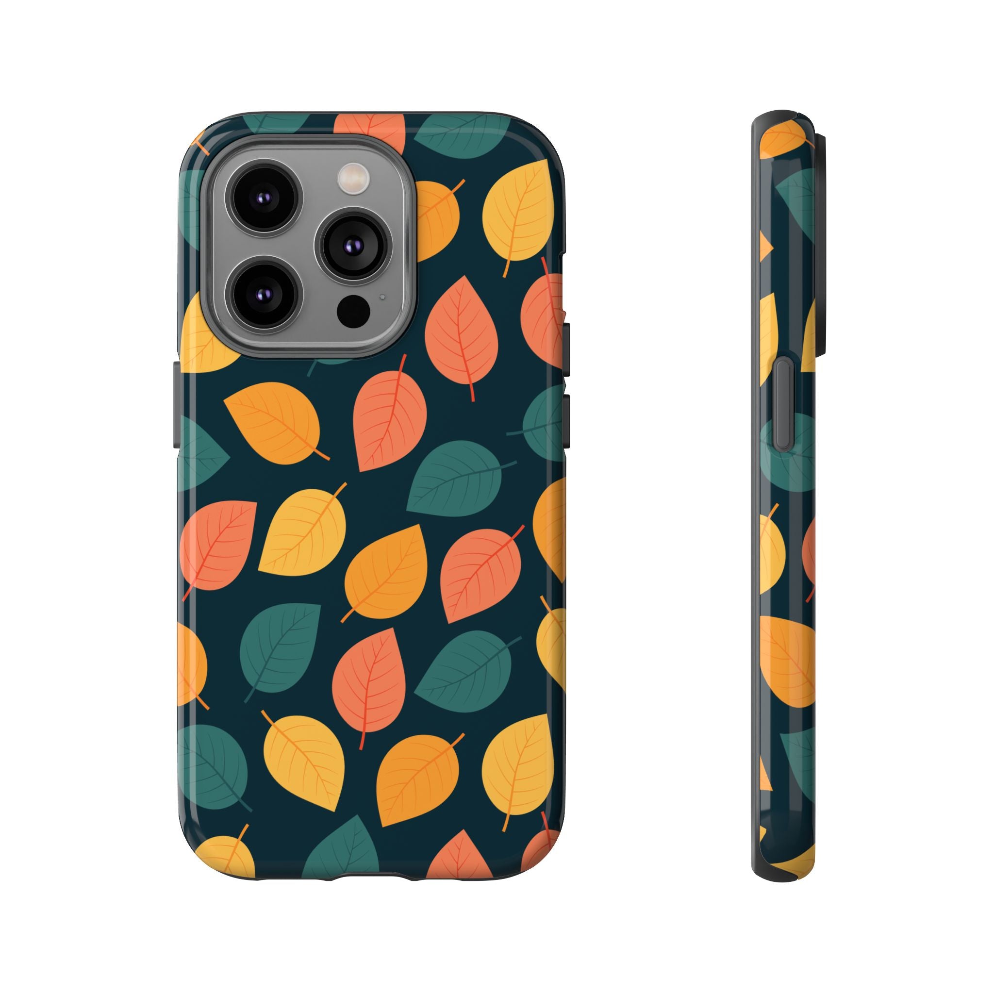 Autumn Leaves Phone Case - Protective Cell Phone Cover, Fall Aesthetic, Nature Lover Gift, Seasonal Accessories, Eco-Friendly Case