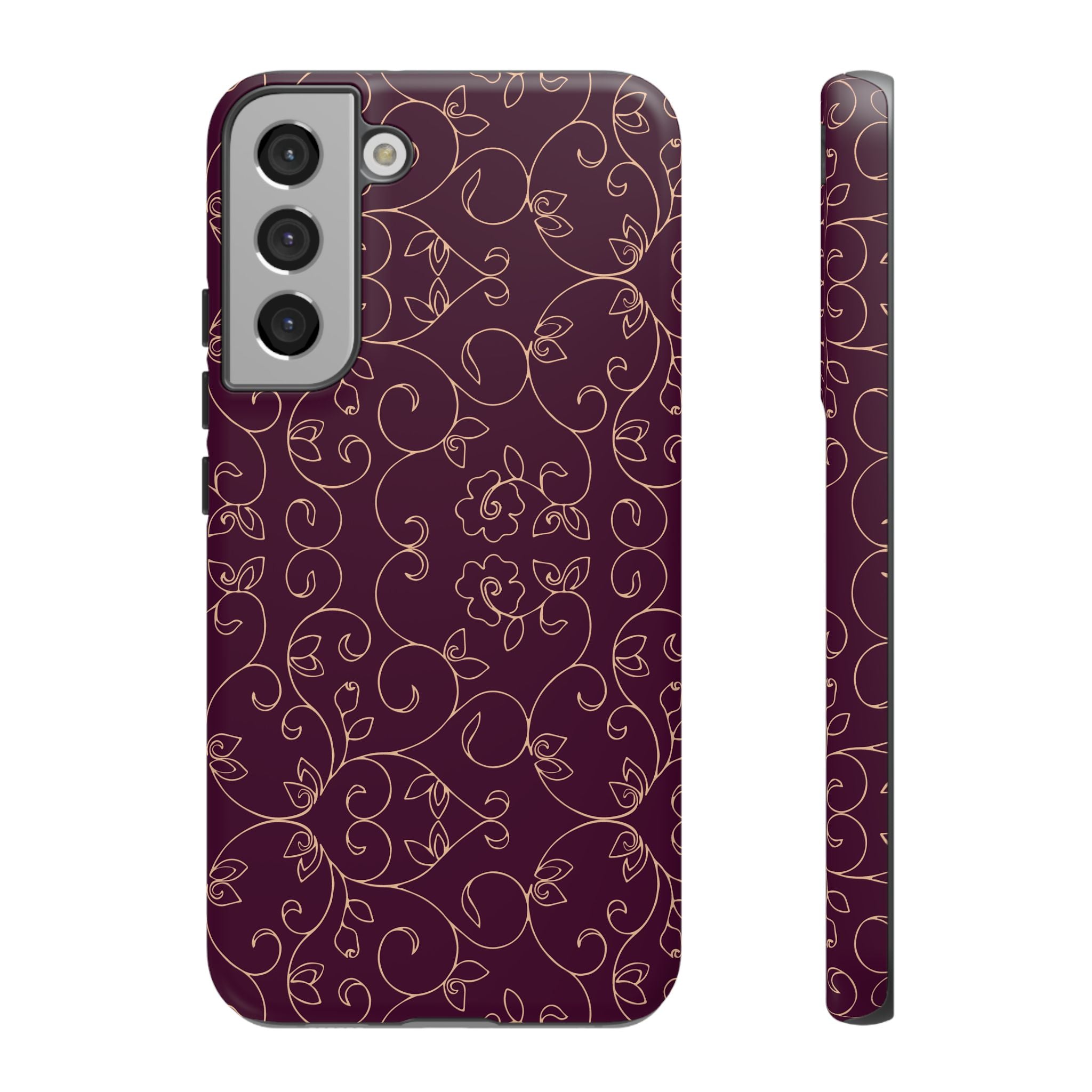 Elegant Floral Phone Case | Durable Mobile Cover, Gift for Her, Floral Design, Stylish Accessory, Phone Protection