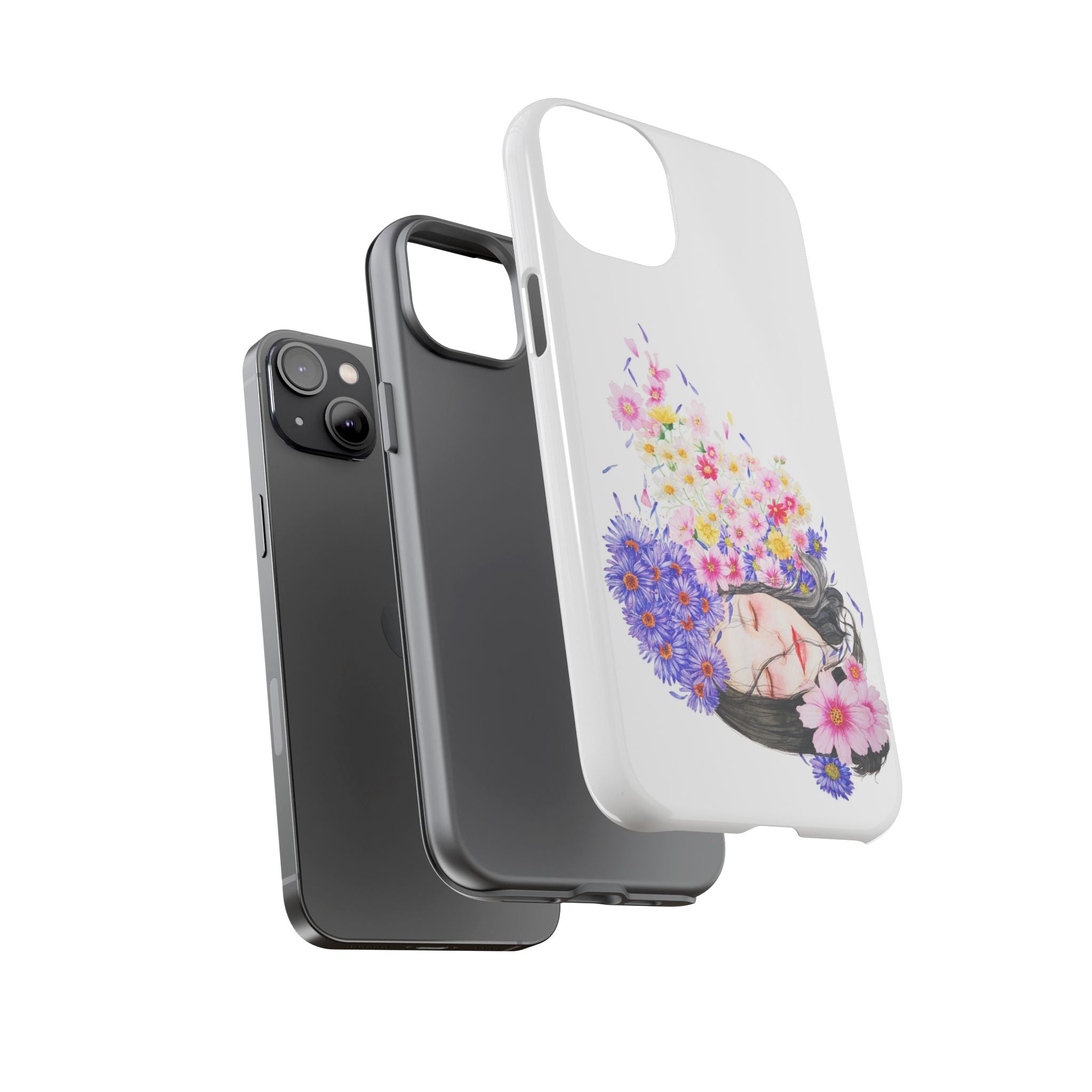 Floral Phone Case | Tough Cases | Cute Floral Design, Gift for Her, Spring Accessory, Mother's Day Gift, Stylish Protection
