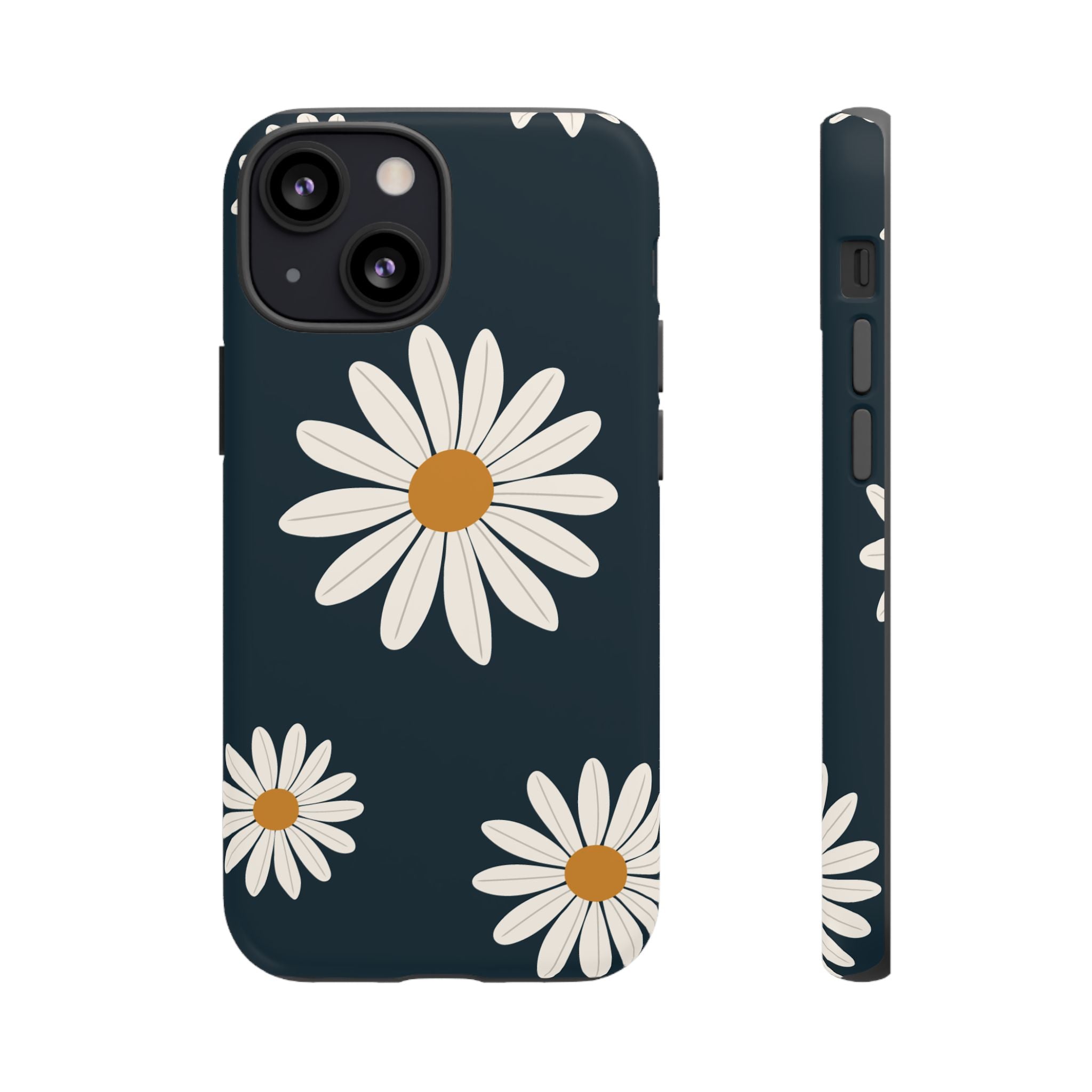 Daisy Phone Case, Floral Phone Cover, Tough Phone Case, Gift for Flower Lovers, Smartphone Accessory, Spring Design