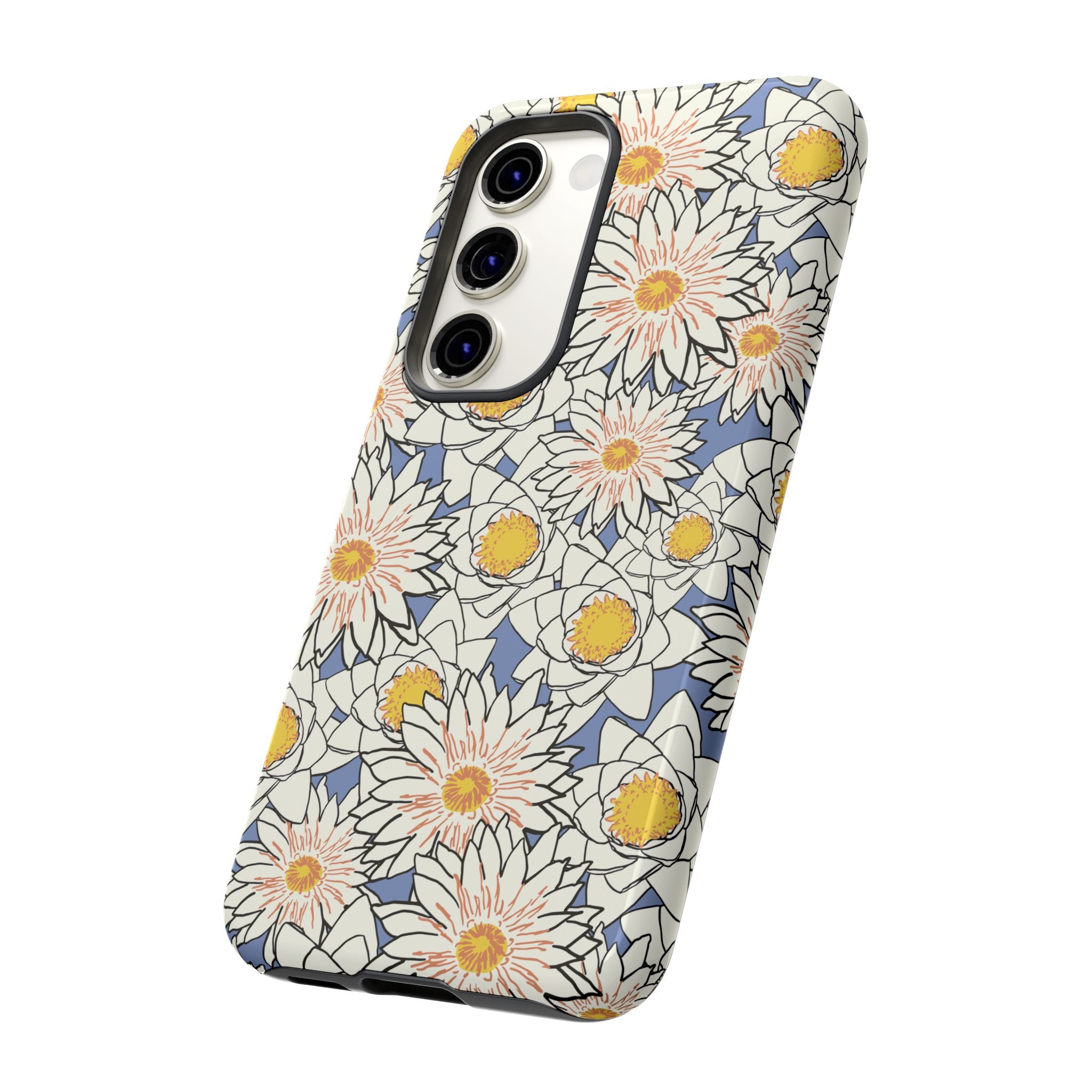 Stylish Phone Case, Floral Protective Cover, Gift for Nature Lovers, Trendy Tech Accessory, Customizable Phone Case