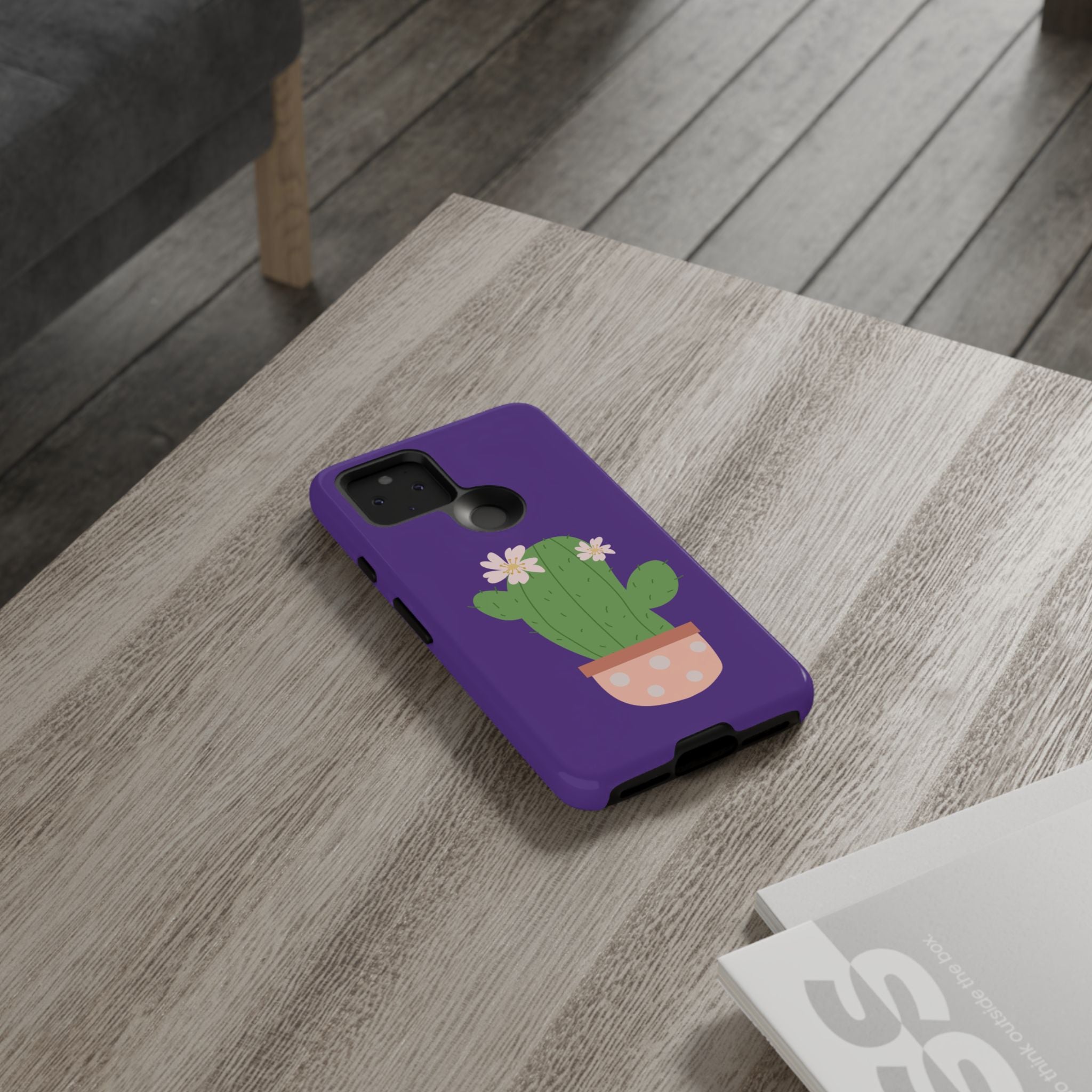 Cactus Phone Case, Tough Cases, Cute Floral, Trending Design, Unique Gift, Phone Accessories, Summer Vibe, Nature Lover