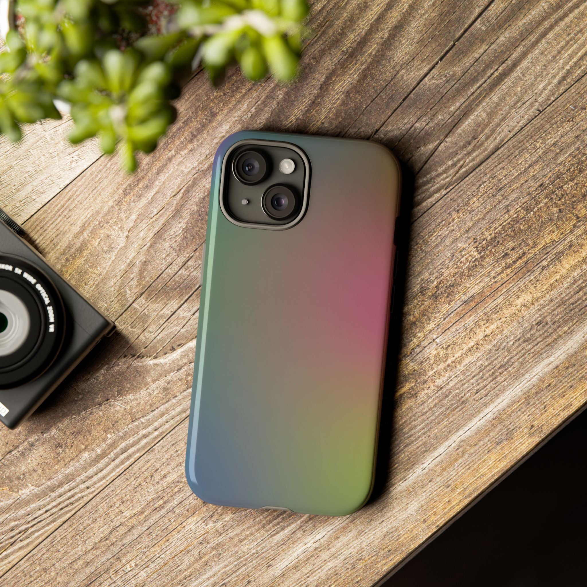 Gradient Phone Case - Protective Cover for iPhone, Stylish Mobile Accessory, Unique Gift for Her, Phone Protection, Trendy Phone Cases