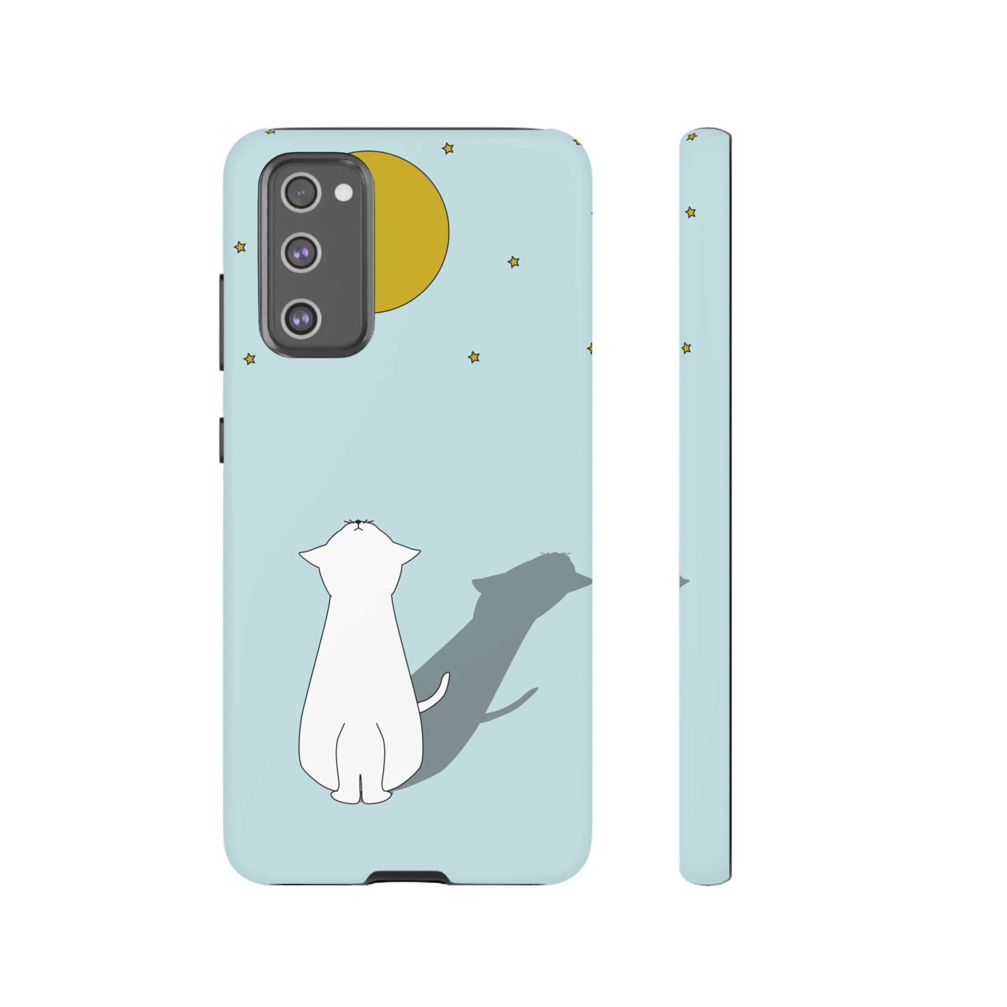 Cute Cat Phone Case, Tough Phone Cover, Pet Lover Gift, Unique Case, Animal Decor, Birthday Gift