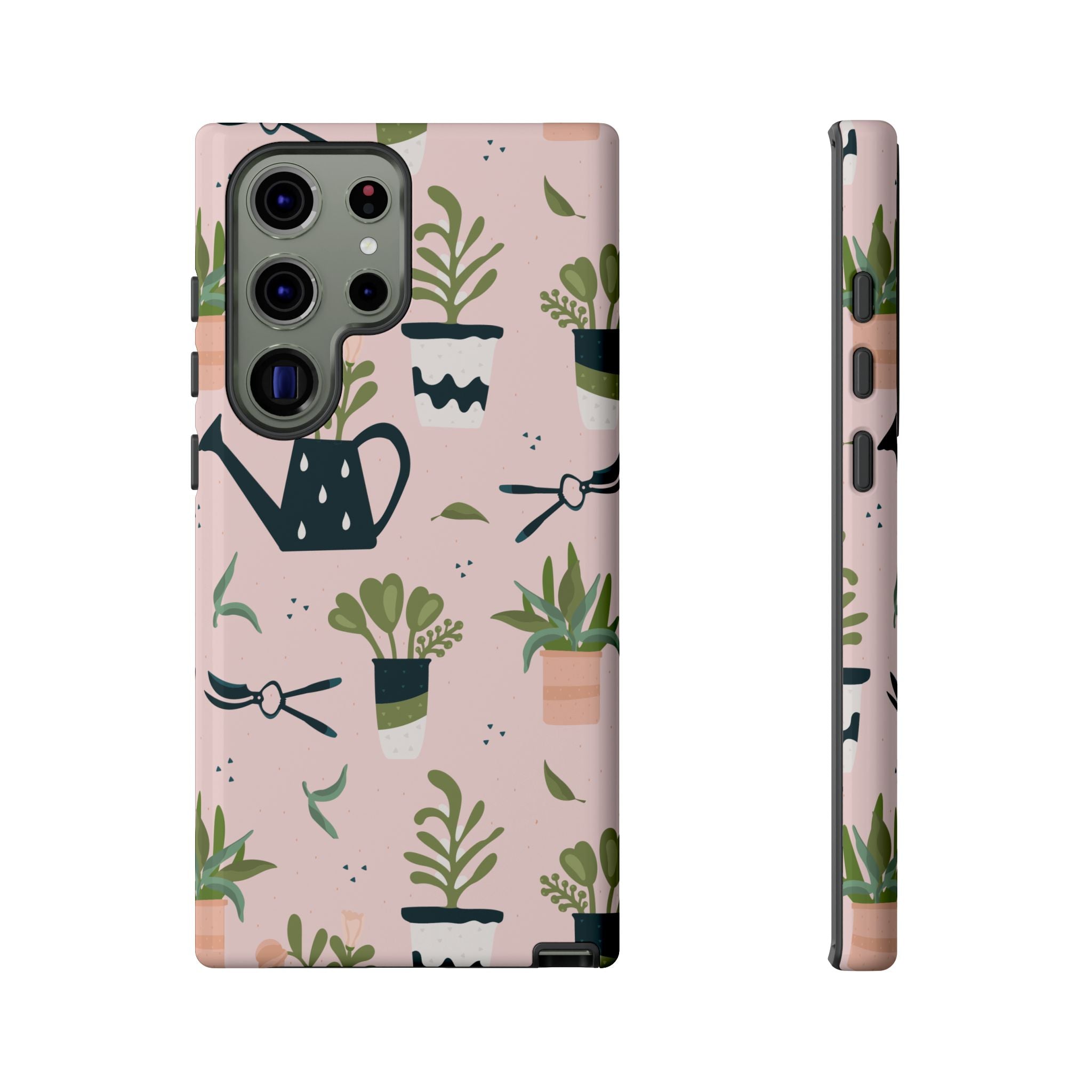 Floral Phone Case, Cute Plant Lover Case, Gift for Gardeners, Phone Cover, Green Thumb Accessories, Mother's Day Gift