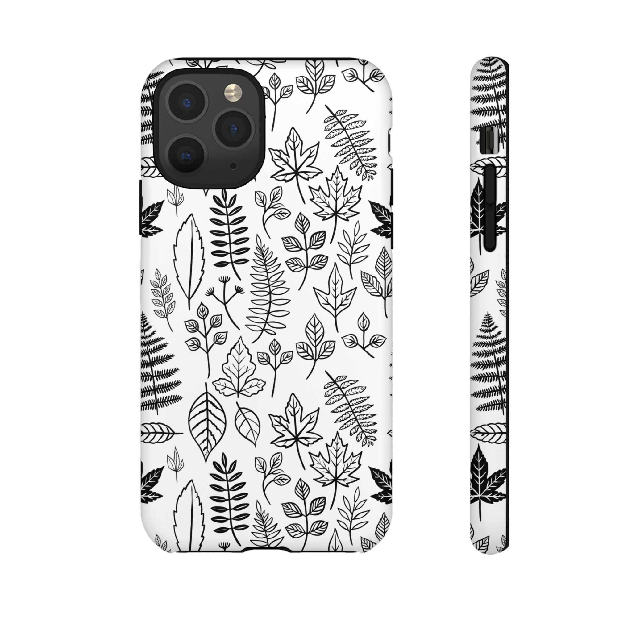 Stylish Phone Case for Nature Lovers, Botanical Design, Gift for Her, Fall Accessories, Customizable Tech Gear
