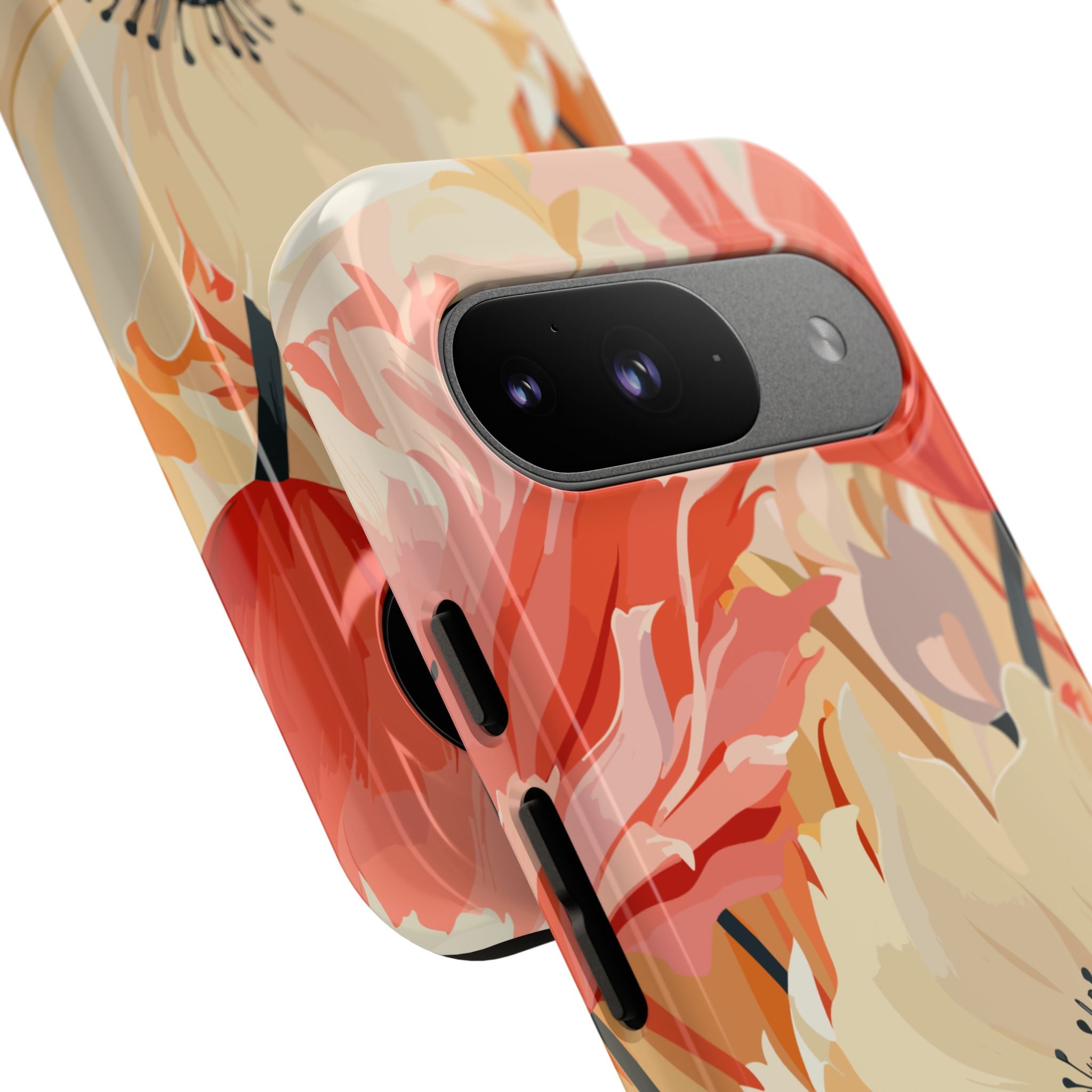 Floral Phone Case, Tough Protective Cover for Floral Lovers, Perfect Gift for Friends, Spring Celebration, Art Lovers Gift