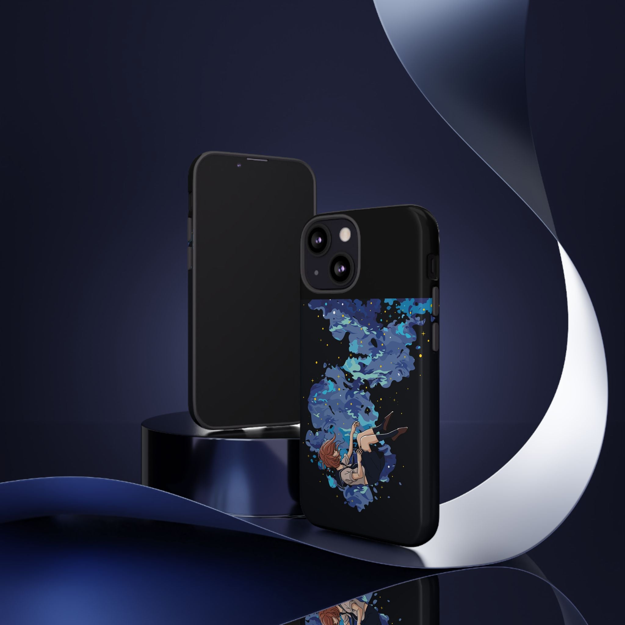 Tough Cases Phone Case - Artistic Galaxy Design, Cute Sleeve for Teens, Gift for Students, Unique Mobile Accessory, Trendy Tech Protection