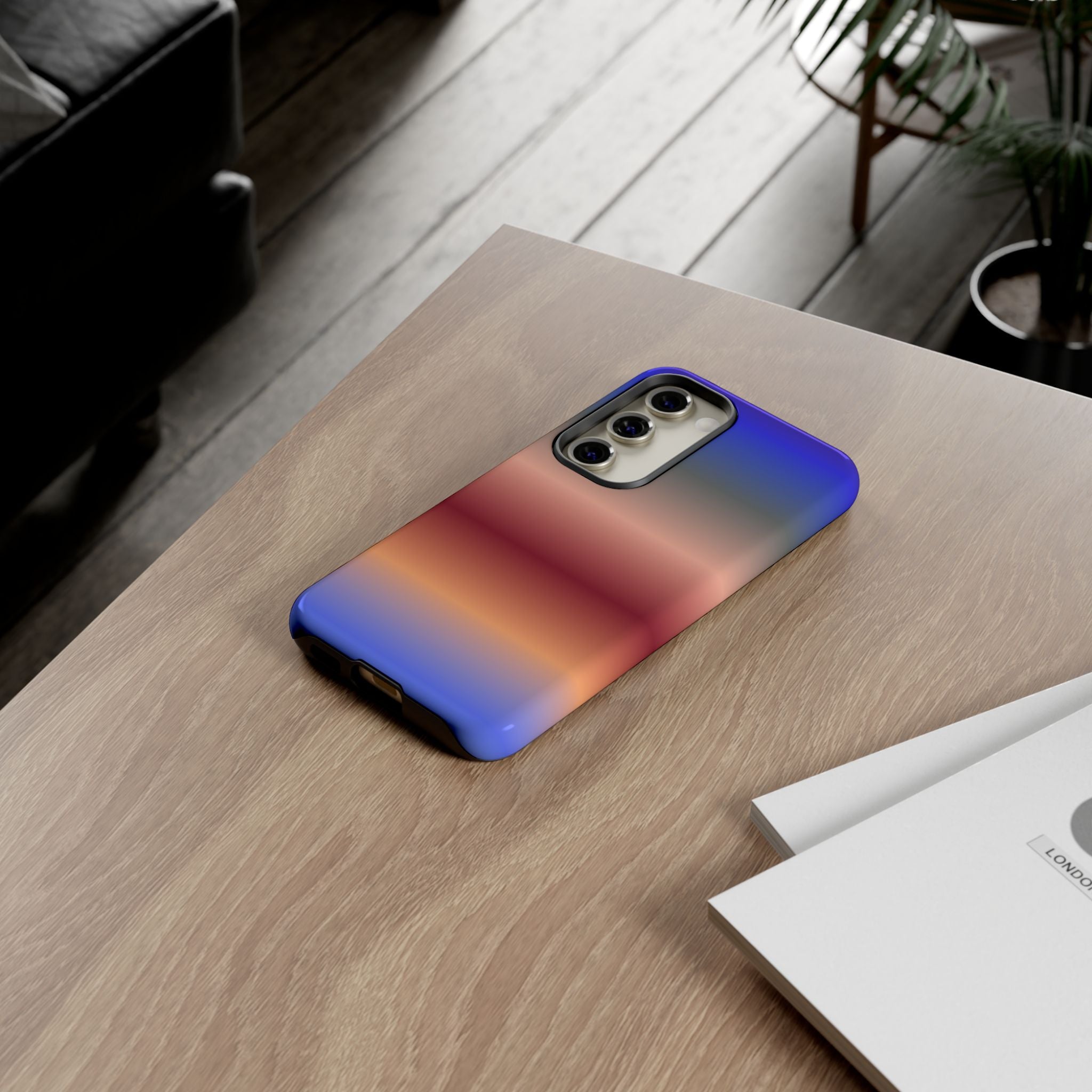 Gradient Phone Case, Tough Cases for iPhone, Stylish Phone Cover, Modern Gradient Design, Durable Protective Case, Gift for Tech Lovers