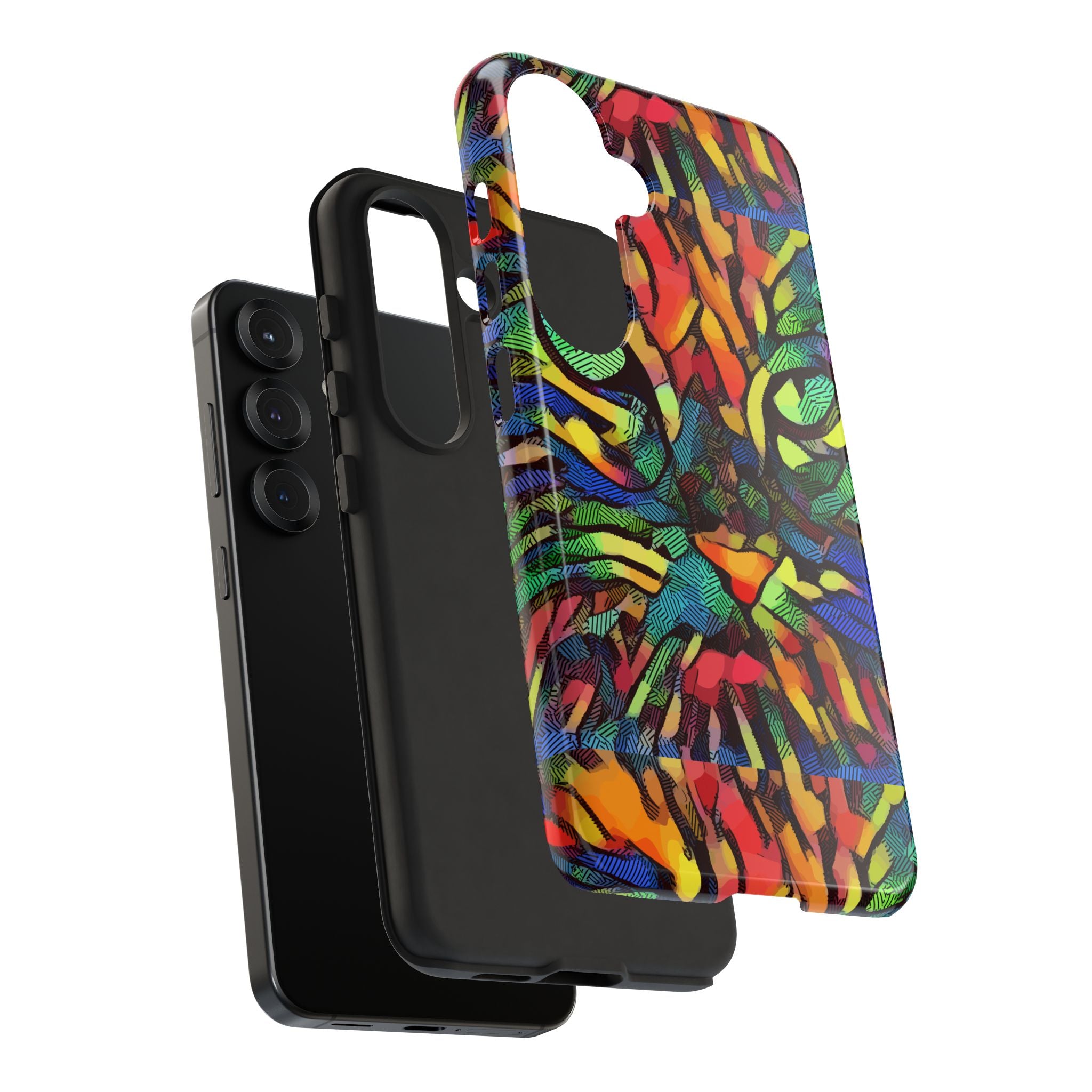 Colorful Phone Cases for Vibrant Style - Tough Cases, Unique Gifts, Animal Print, Artistic Design, Phone Accessories, Eco-Friendly