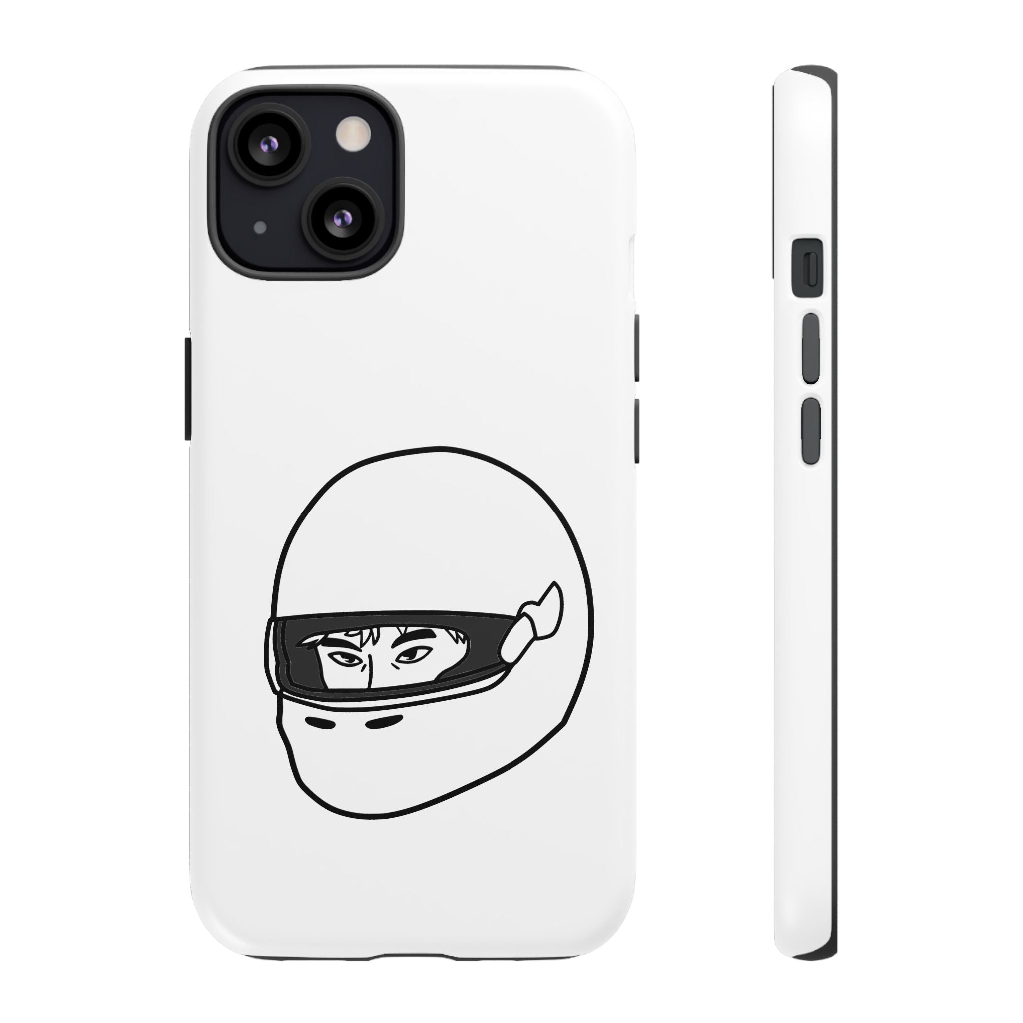 Stylish Phone Case with Racing Helmet Design | Tough Cases | Unique Gift, Motorcycle Enthusiast, Race Lover, Custom Accessory, Everyday Use