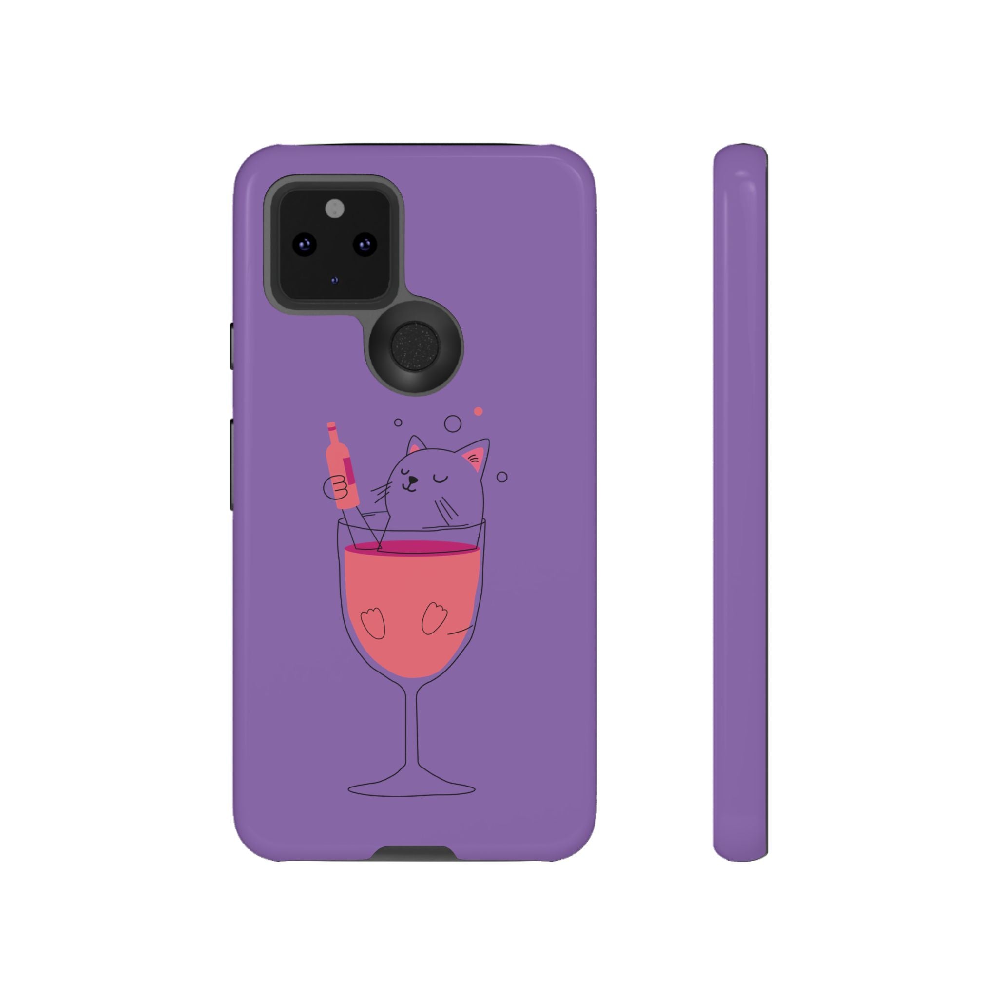 Cute Cat Phone Case, Fun Gift for Cat Lovers, Colorful Phone Cover, Pet Lover Accessory, Unique Cat Themed Case