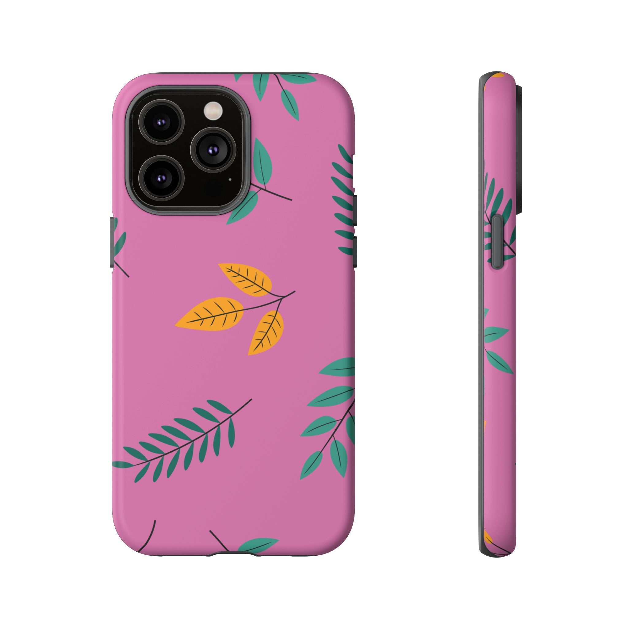 Feminine Floral Phone Case, Tough Cases for iPhone, Nature-Themed Tech Accessory, Cute Gift for Her, Botanical Design, Spring Decor