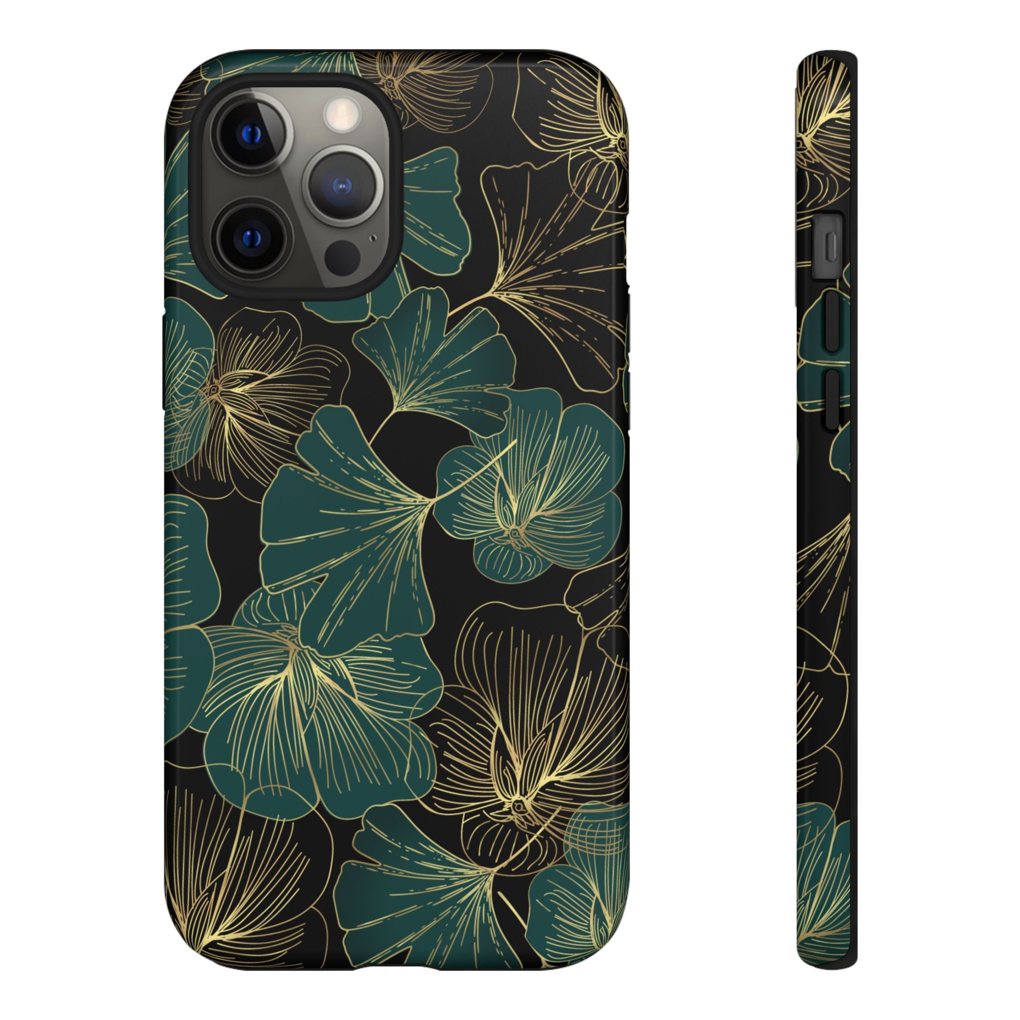 Floral Phone Case - Tough Cases, Protective Cover, Stylish Accessory, Gift for Her, Nature-Inspired Design