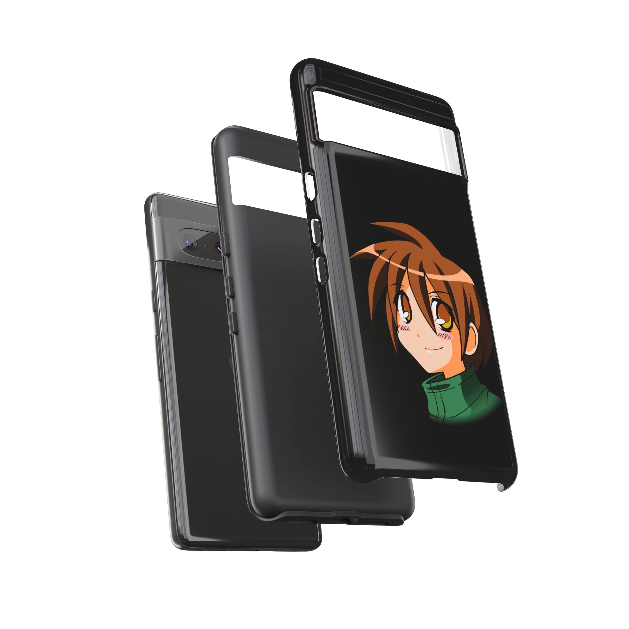 Anime Character Phone Case, Cute Phone Cover, Tough Cases for Teens, Customizable Gift, Geeky Accessories