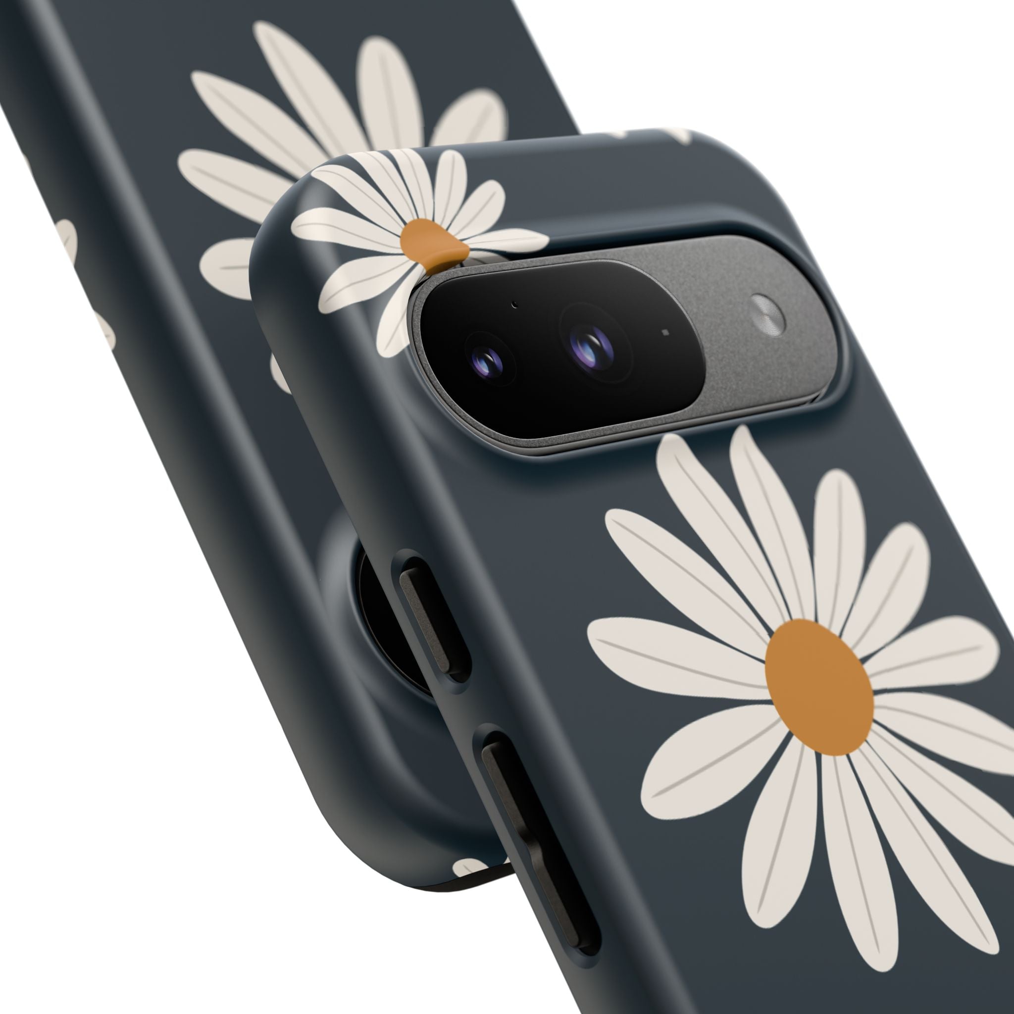 Daisy Phone Case, Floral Phone Cover, Tough Phone Case, Gift for Flower Lovers, Smartphone Accessory, Spring Design