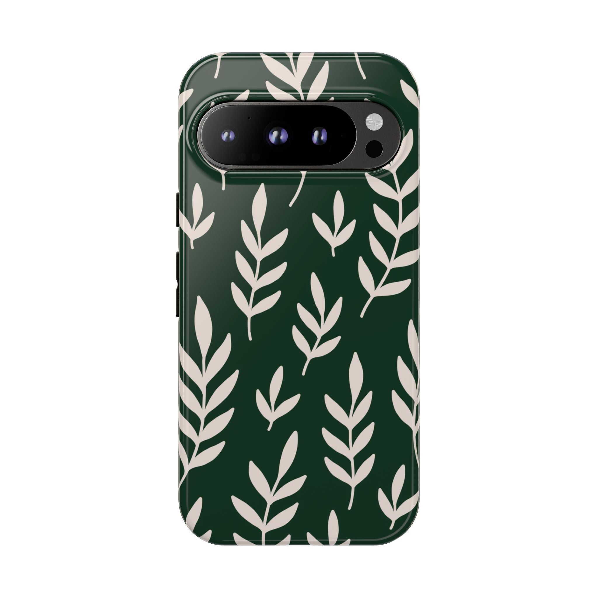 Leafy Phone Case, Tough Cases for Nature Lovers, Green Leaf Design, Eco-Friendly, Stylish Mobile Cover, Gift for Her