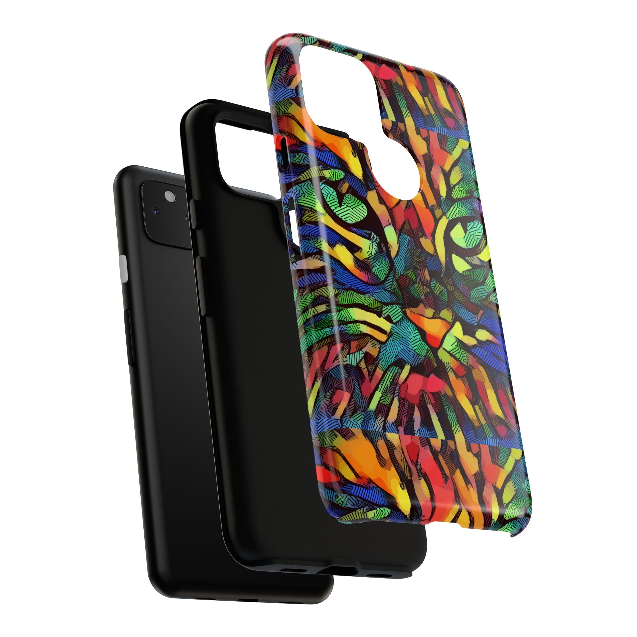 Colorful Phone Cases for Vibrant Style - Tough Cases, Unique Gifts, Animal Print, Artistic Design, Phone Accessories, Eco-Friendly