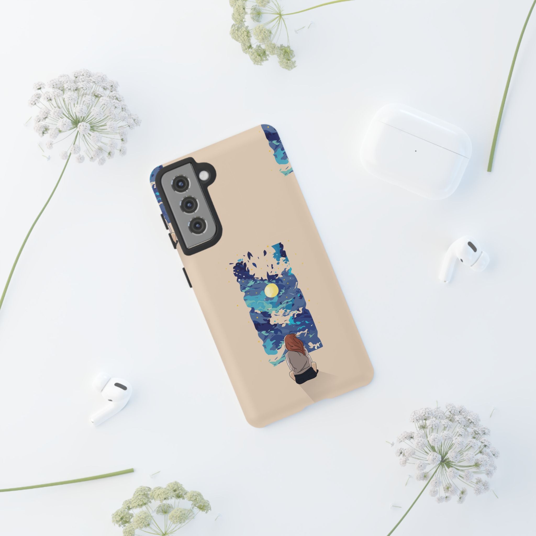 Artistic Phone Case – Expressive Protective Cover, Unique Gift for Her, Birthday Present, Eco-Friendly Mobile Accessory, Smartphone Case