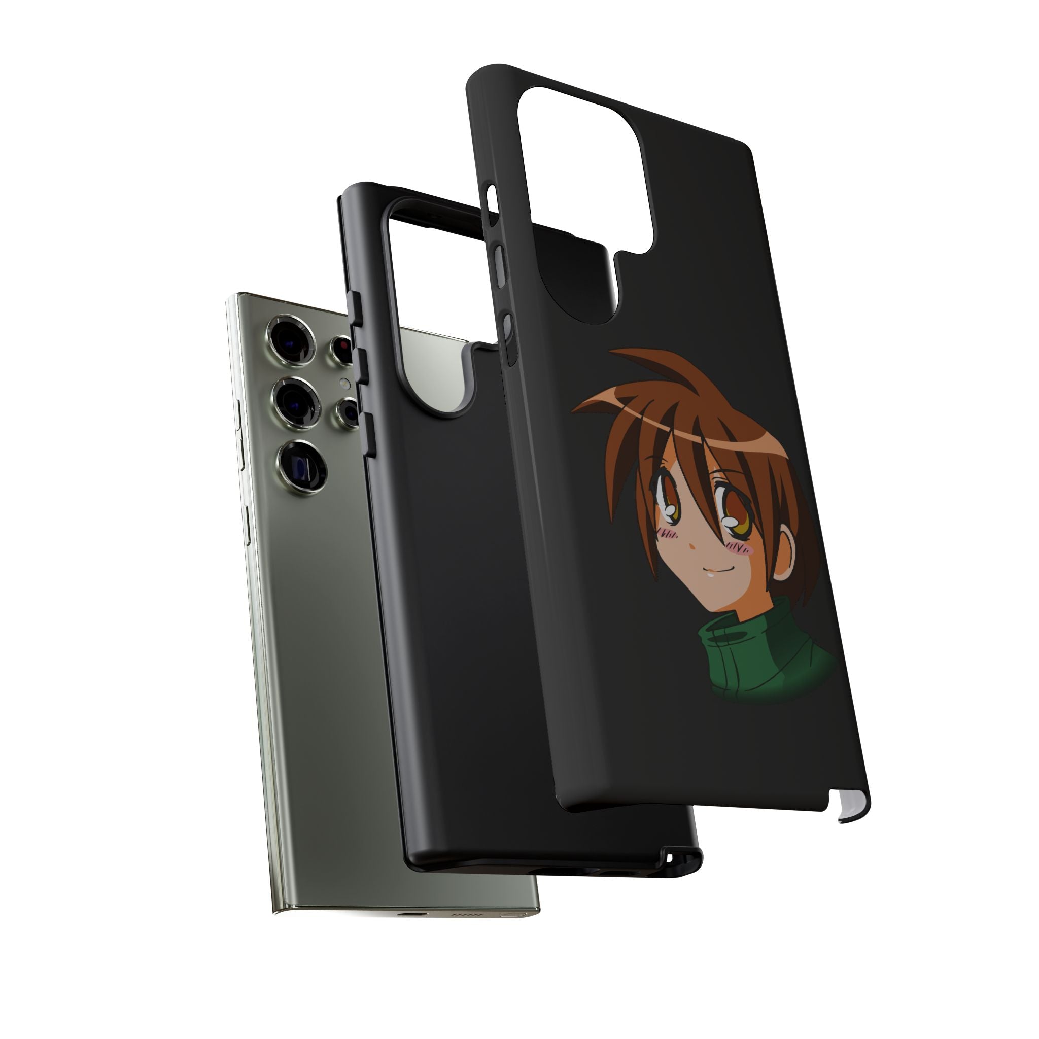Anime Character Phone Case, Cute Phone Cover, Tough Cases for Teens, Customizable Gift, Geeky Accessories