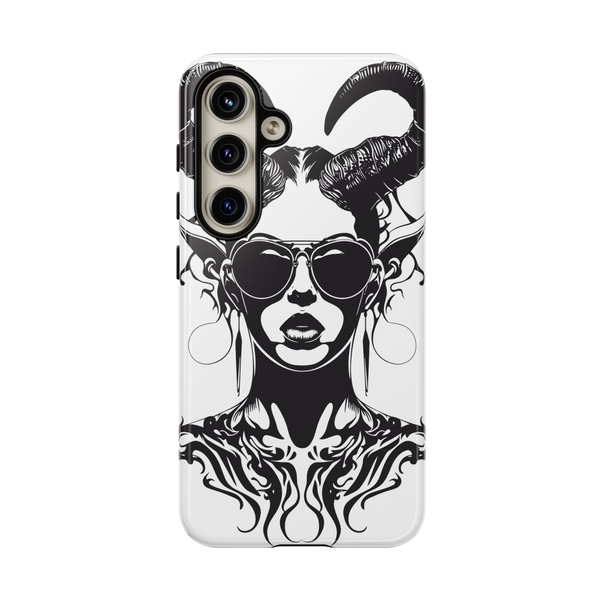 Tough Cases: Stylish Phone Case with Edgy Design, Protective Cover, Gift for Her, Trendy Accessories, Unique Art, Holiday Present
