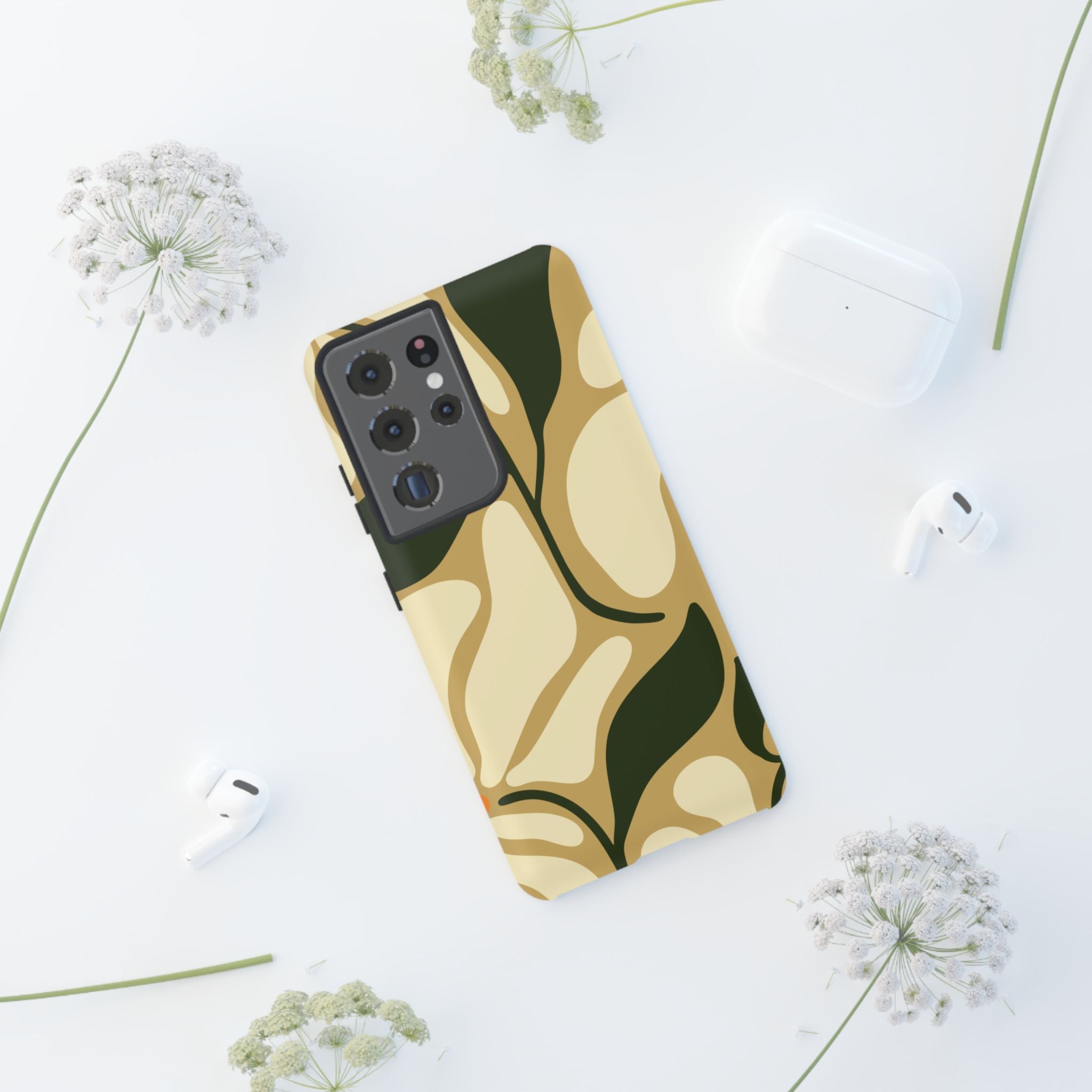 Stylish Flower Phone Case - Floral Protective Cover for Nature Lovers, Gift for Holidays, Unique Phone Accessory, Tough Case