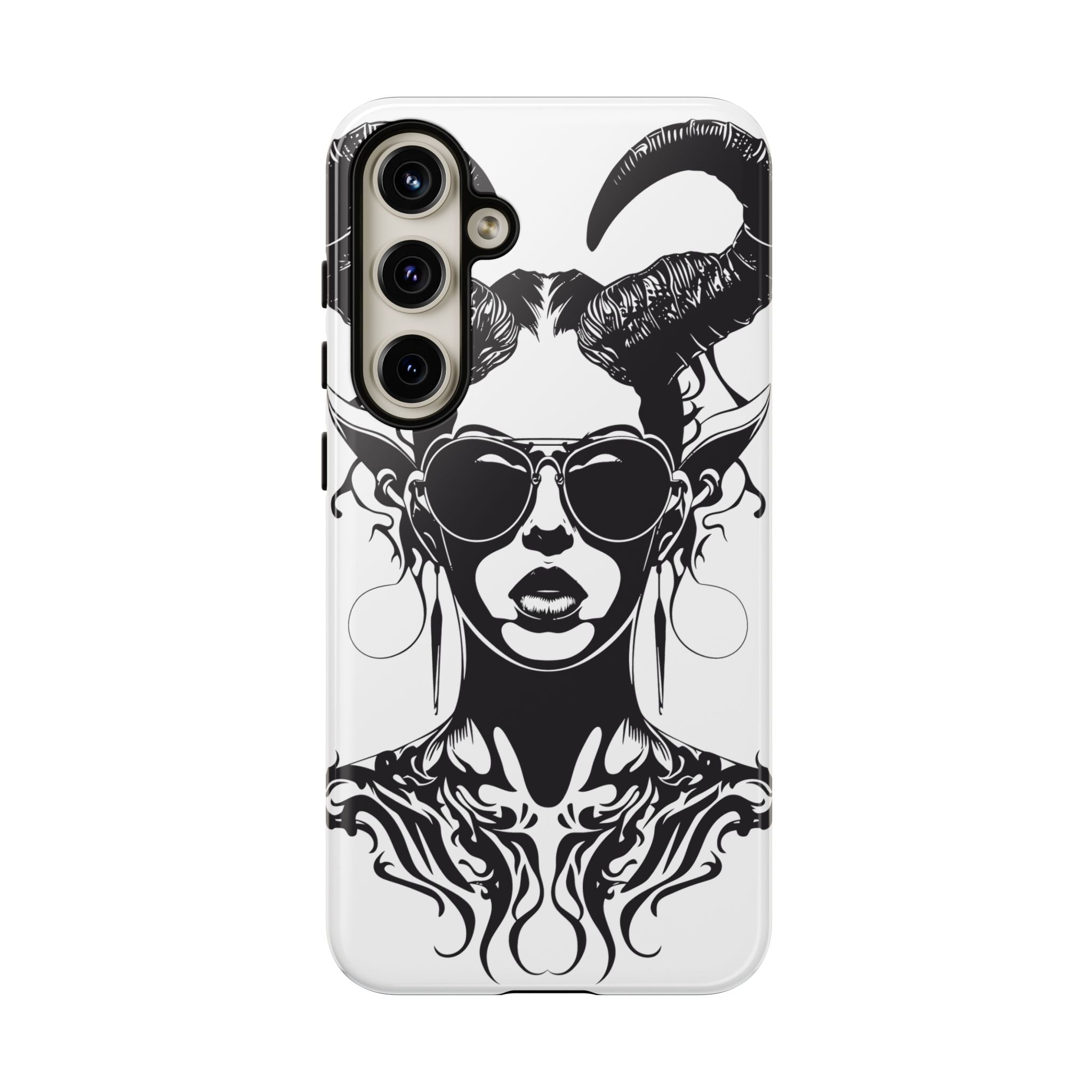 Tough Cases: Stylish Phone Case with Edgy Design, Protective Cover, Gift for Her, Trendy Accessories, Unique Art, Holiday Present