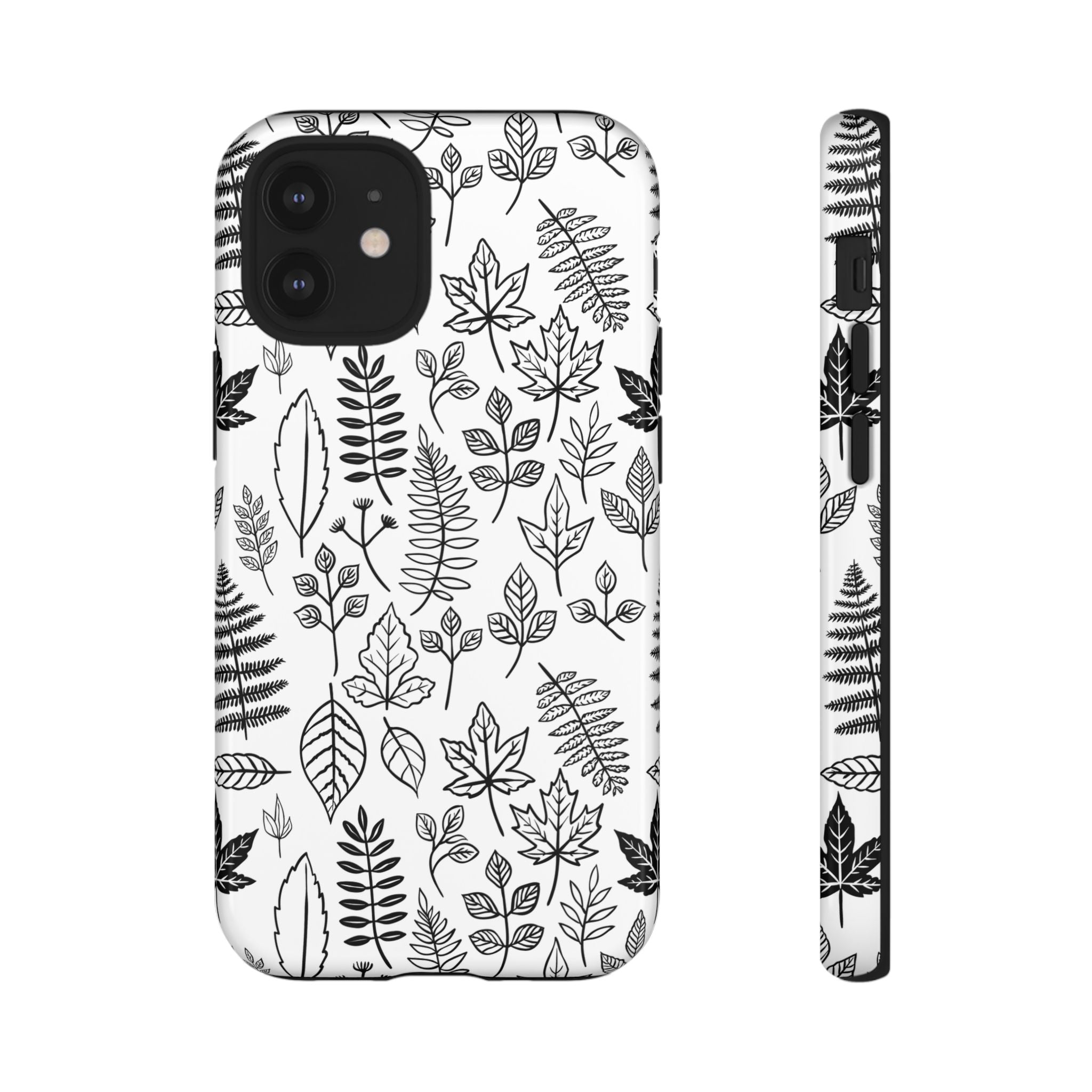 Stylish Phone Case for Nature Lovers, Botanical Design, Gift for Her, Fall Accessories, Customizable Tech Gear