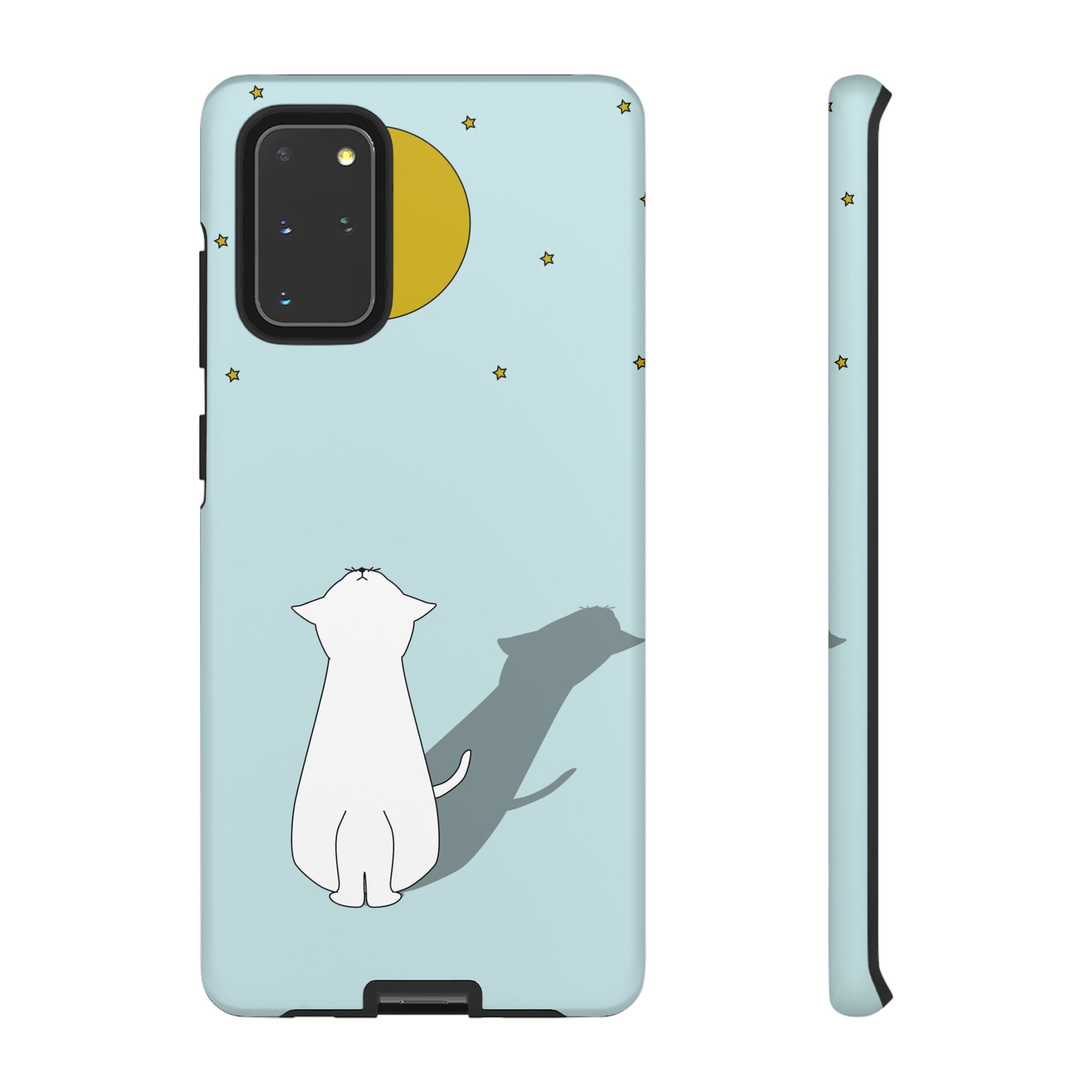 Cute Cat Phone Case, Tough Phone Cover, Pet Lover Gift, Unique Case, Animal Decor, Birthday Gift
