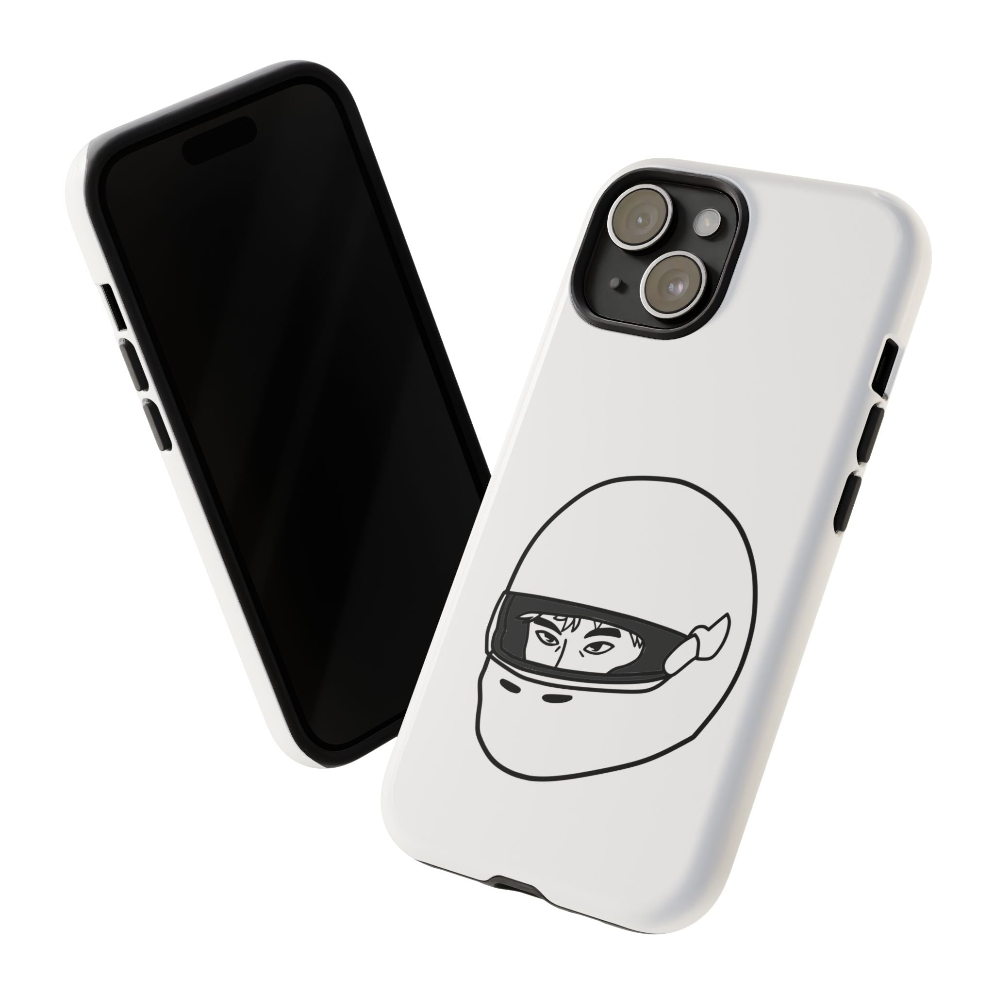 Stylish Phone Case with Racing Helmet Design | Tough Cases | Unique Gift, Motorcycle Enthusiast, Race Lover, Custom Accessory, Everyday Use