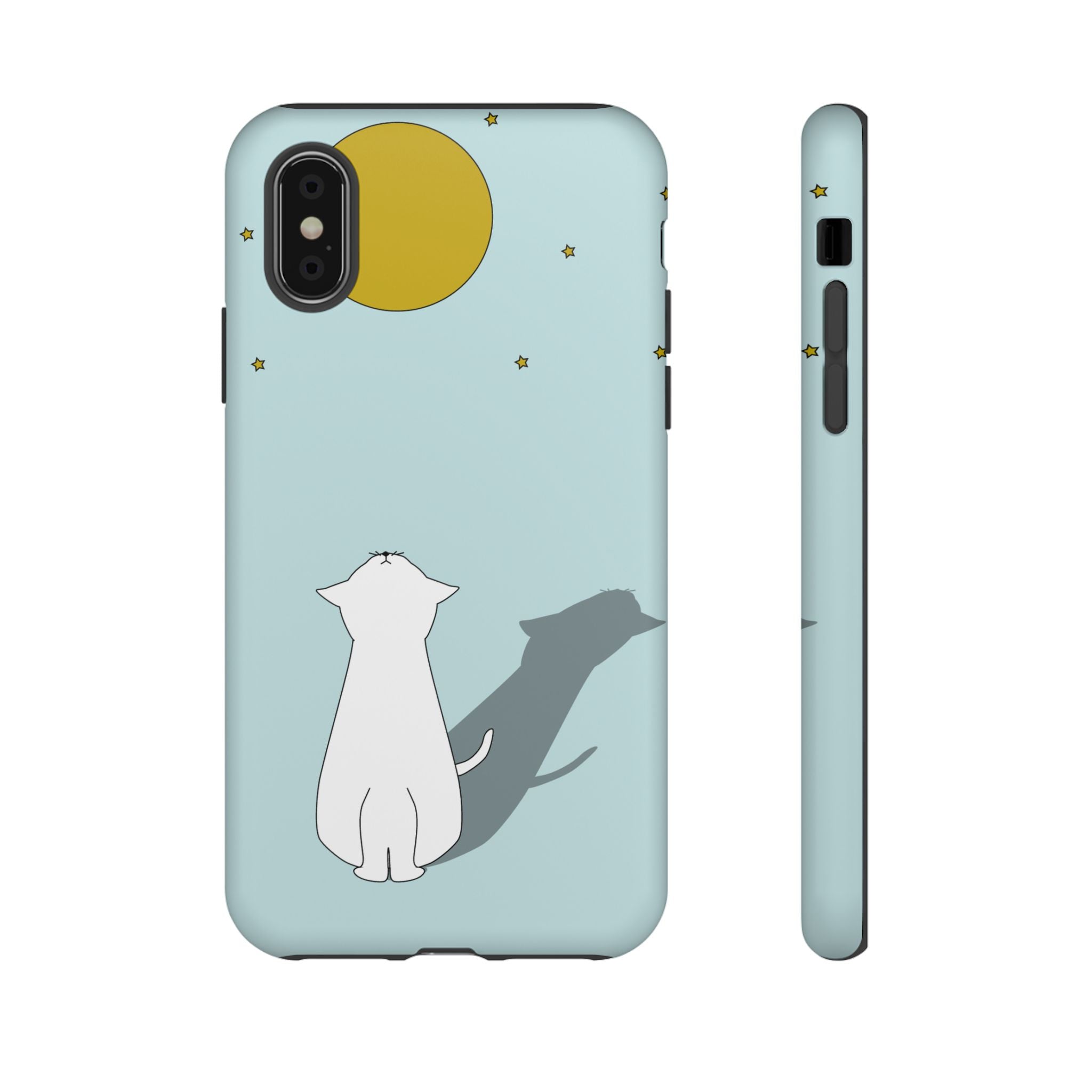 Cute Cat Phone Case, Tough Phone Cover, Pet Lover Gift, Unique Case, Animal Decor, Birthday Gift