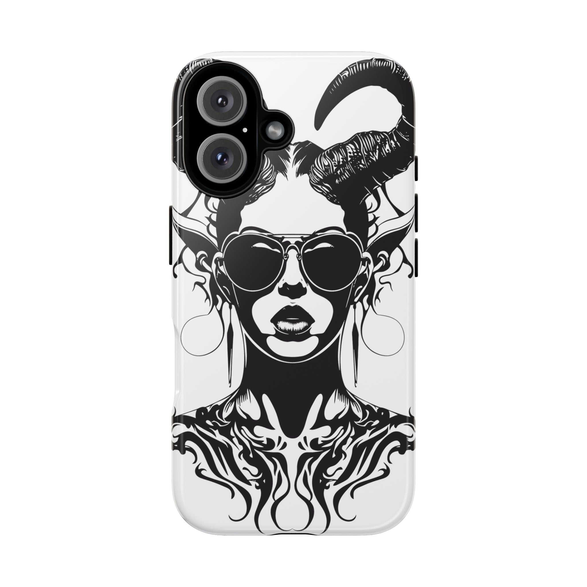 Tough Cases: Stylish Phone Case with Edgy Design, Protective Cover, Gift for Her, Trendy Accessories, Unique Art, Holiday Present