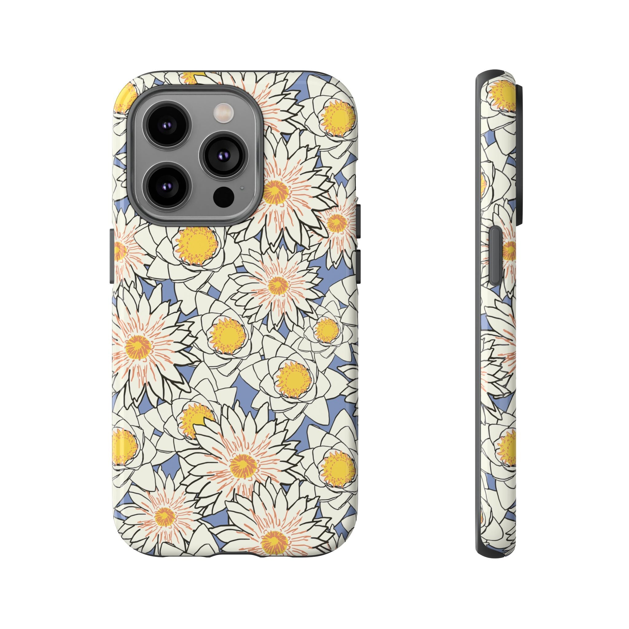 Stylish Phone Case, Floral Protective Cover, Gift for Nature Lovers, Trendy Tech Accessory, Customizable Phone Case