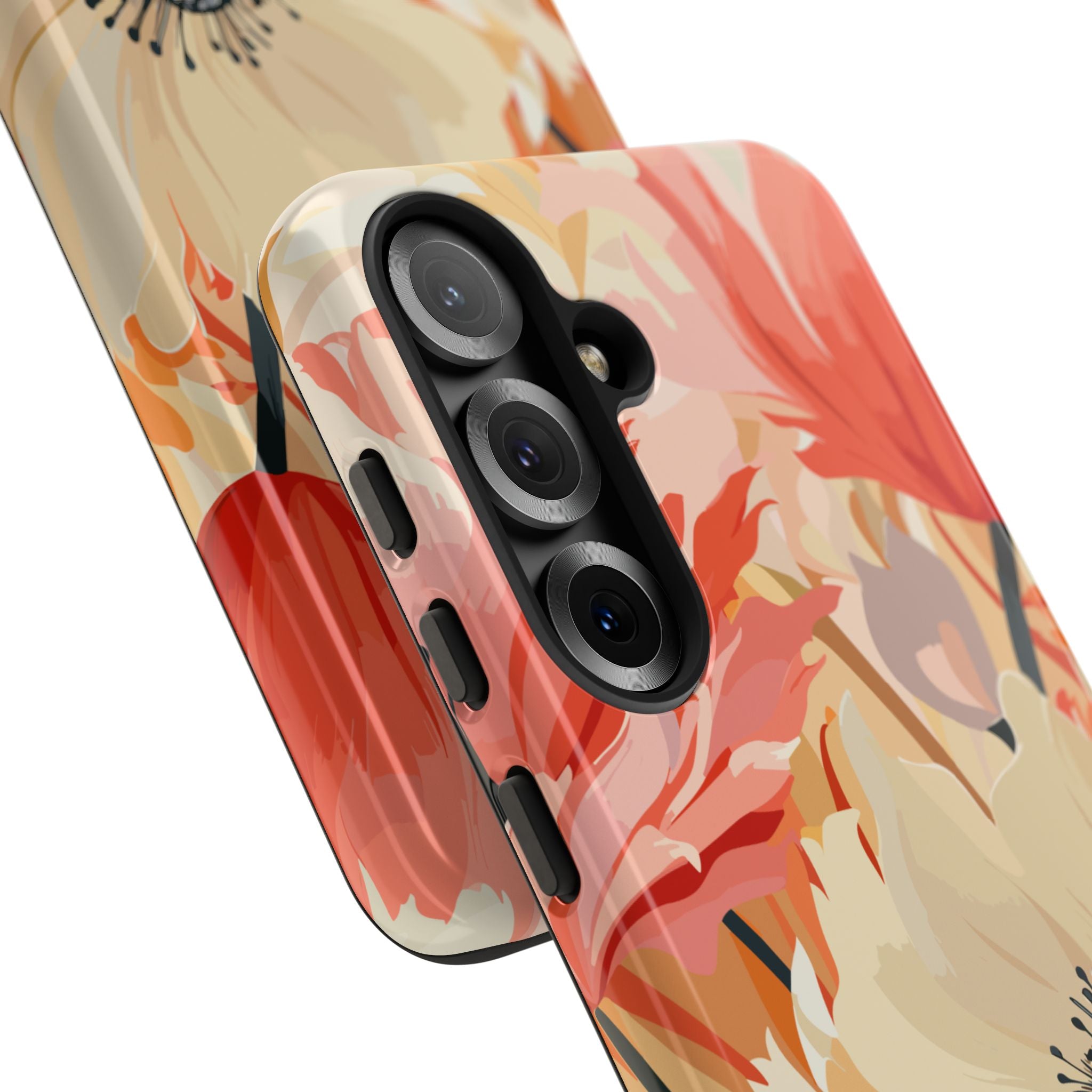 Floral Phone Case, Tough Protective Cover for Floral Lovers, Perfect Gift for Friends, Spring Celebration, Art Lovers Gift