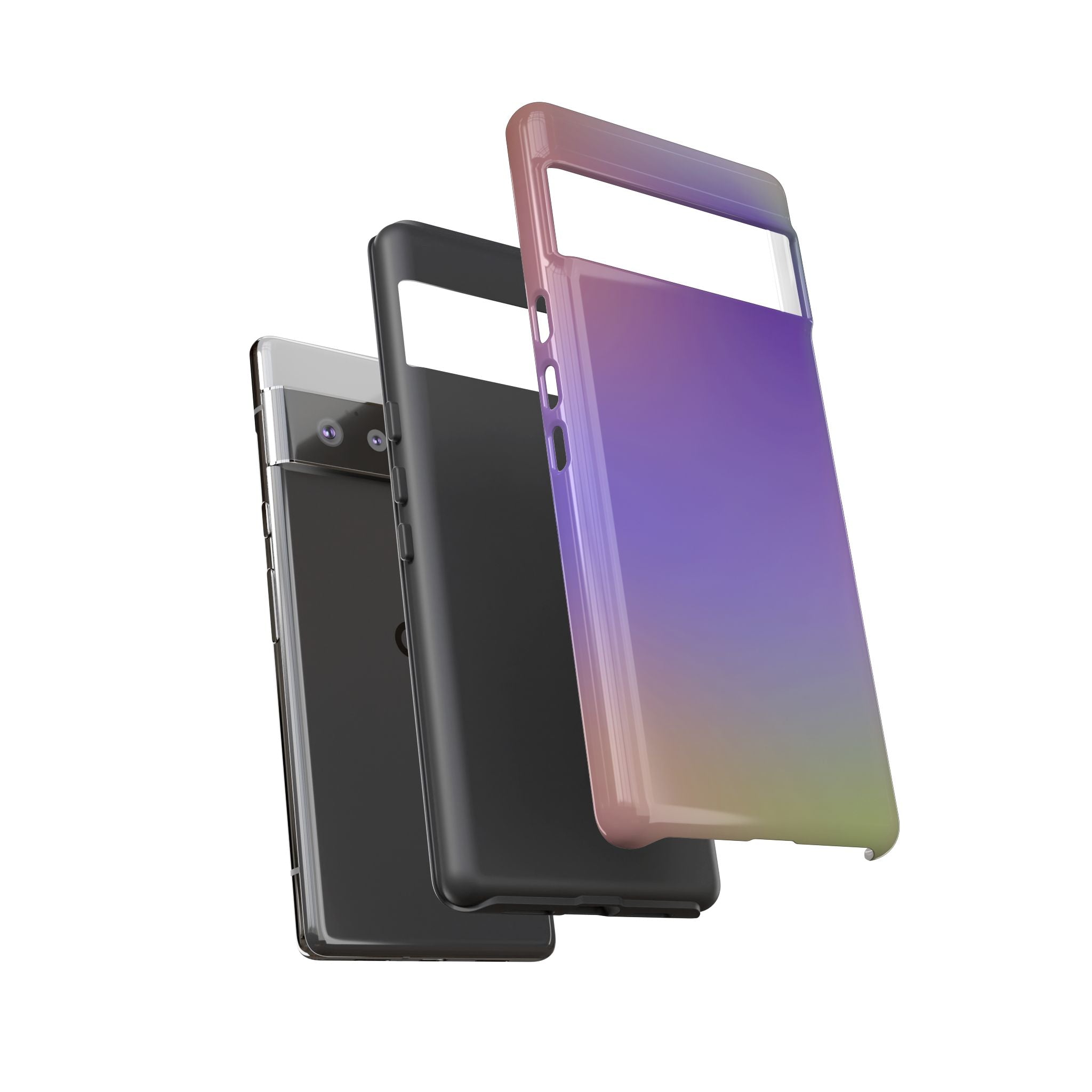 Colorful Phone Case, Tough Phone Cover, Gradient Design Case, Stylish Mobile Accessories, Unique Gift for Her