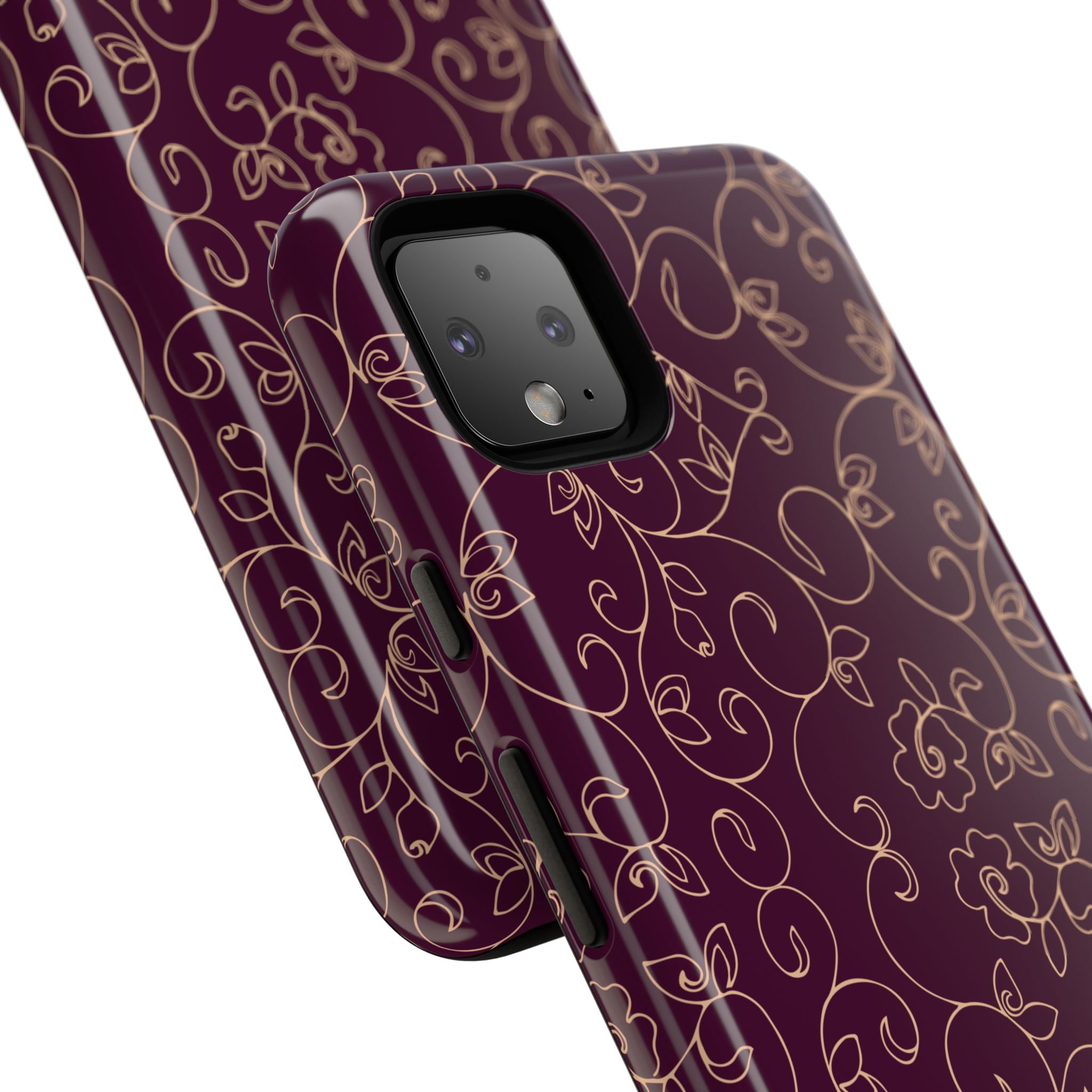 Elegant Floral Phone Case | Durable Mobile Cover, Gift for Her, Floral Design, Stylish Accessory, Phone Protection