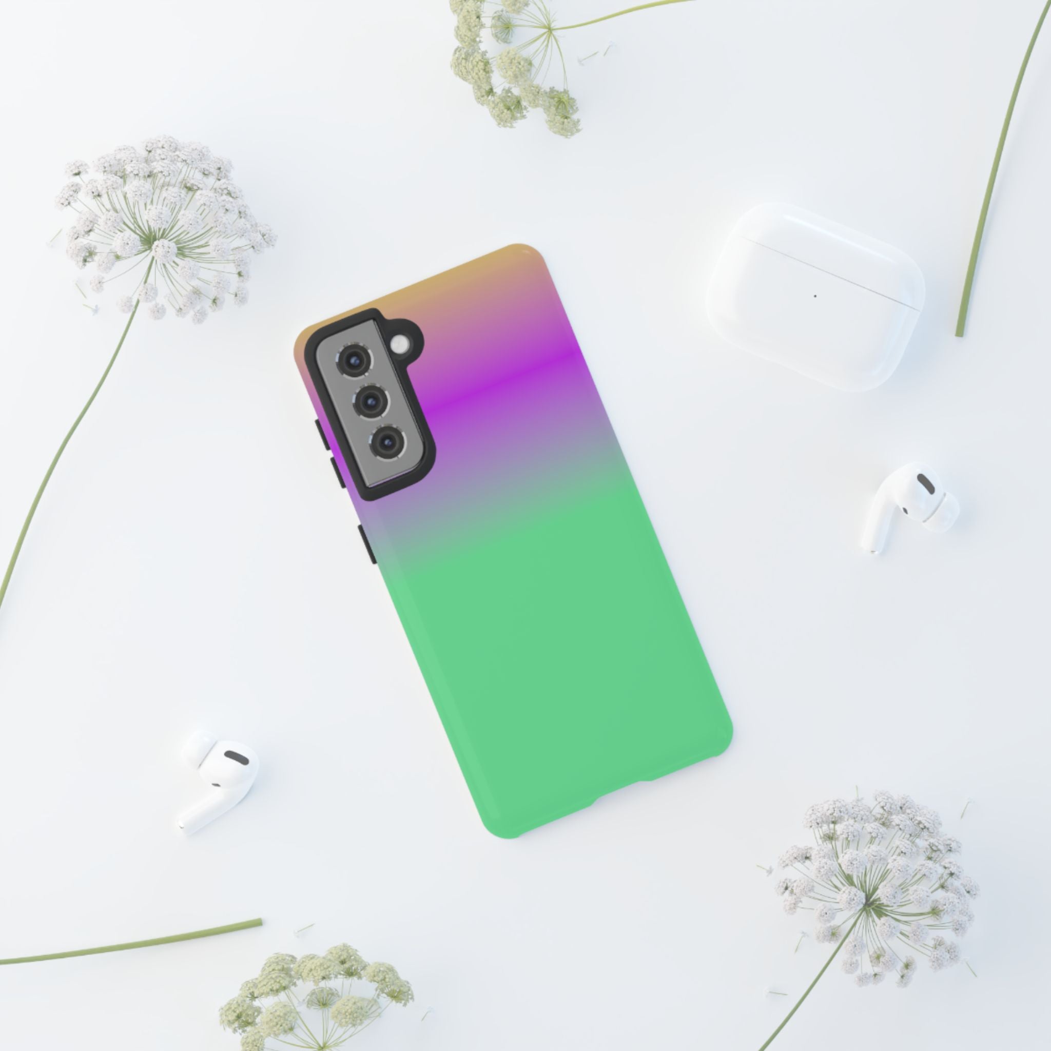 Vibrant Phone Case, Stylish Tech Accessory, Fun Gift Idea, Unique Mobile Cover, Trendy Gradient Design