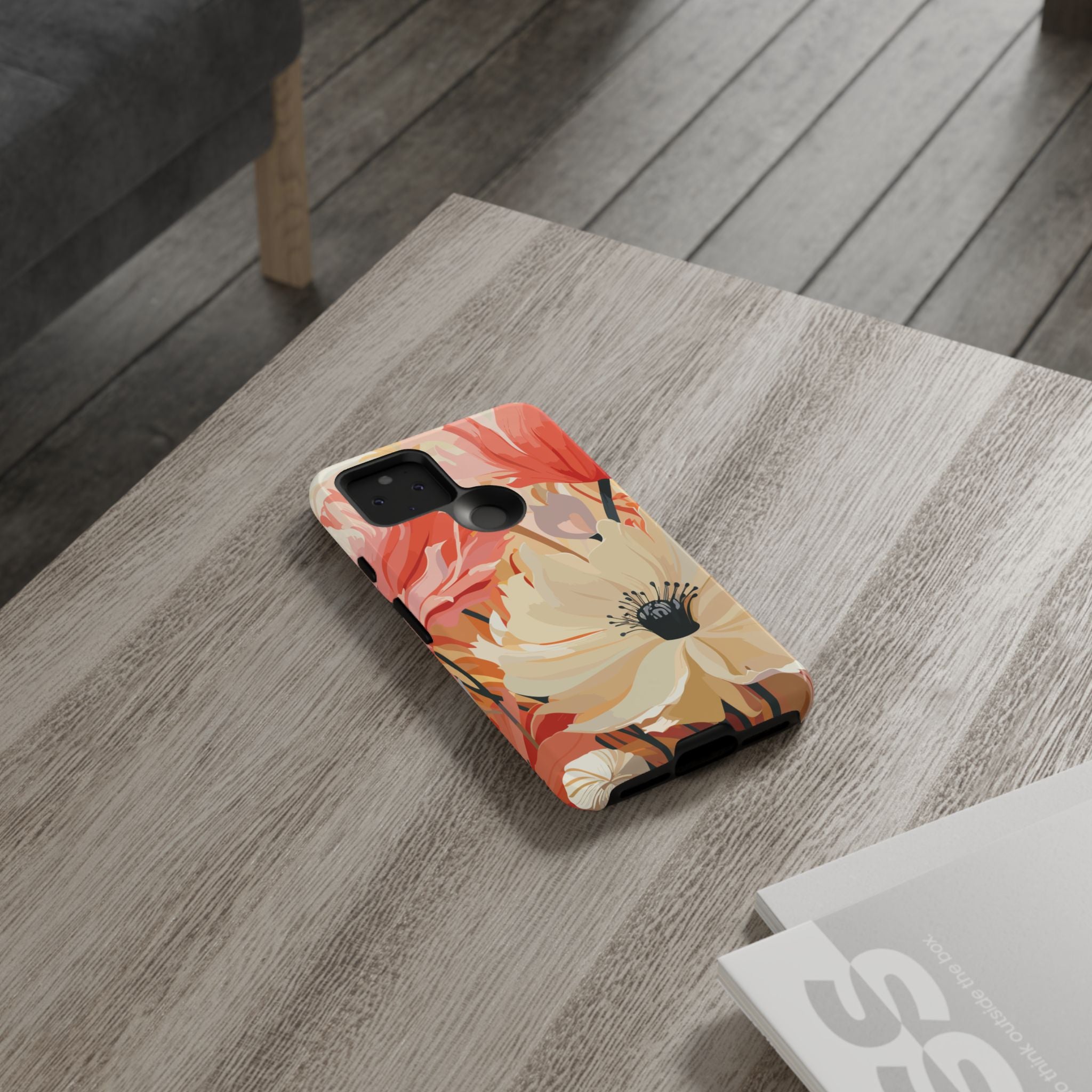 Floral Phone Case, Tough Protective Cover for Floral Lovers, Perfect Gift for Friends, Spring Celebration, Art Lovers Gift