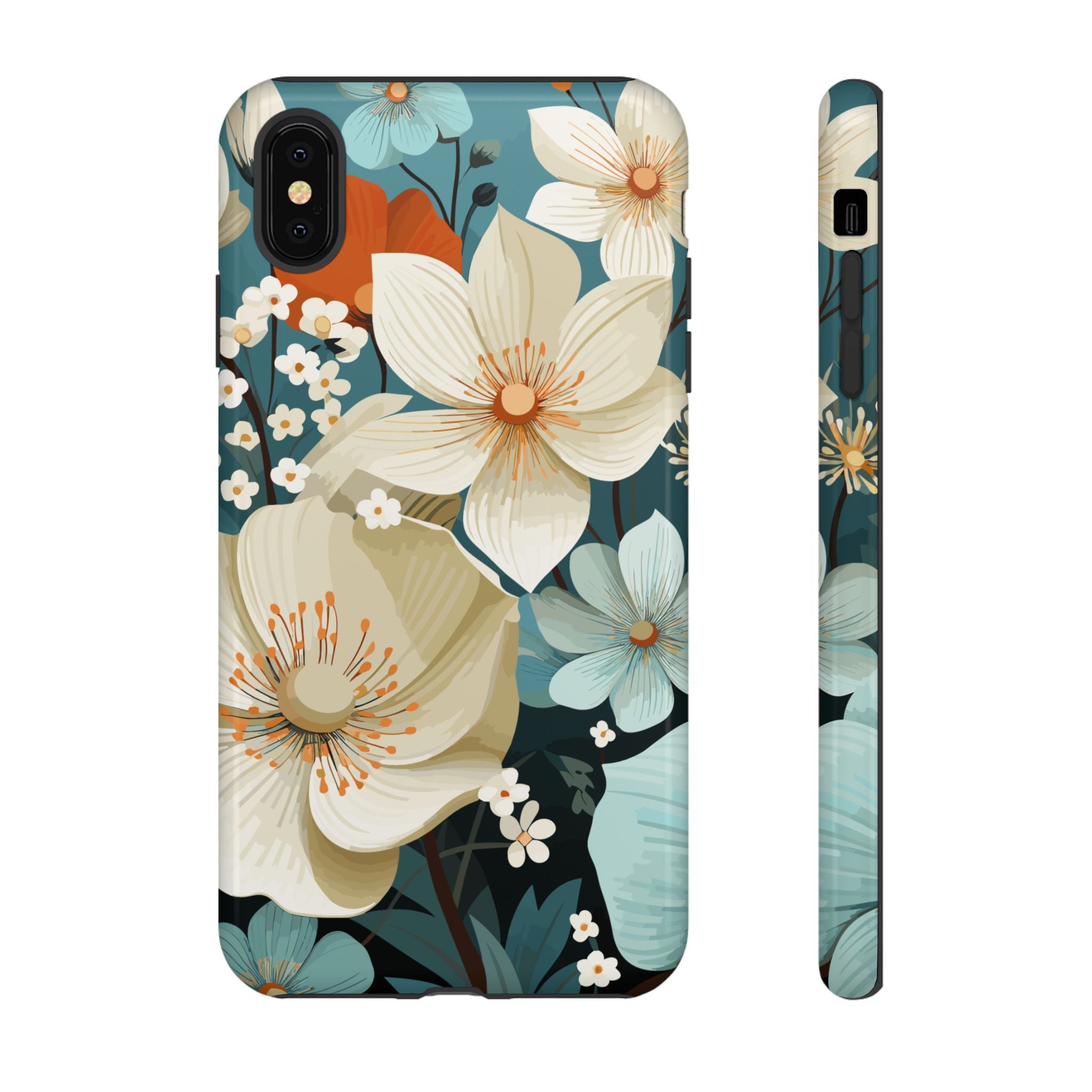 Floral Phone Case, Stylish Tough Cases with Botanical Design, Flower Print Phone Cover, Gifts for Nature Lovers, Eco-Friendly Mobile Cover