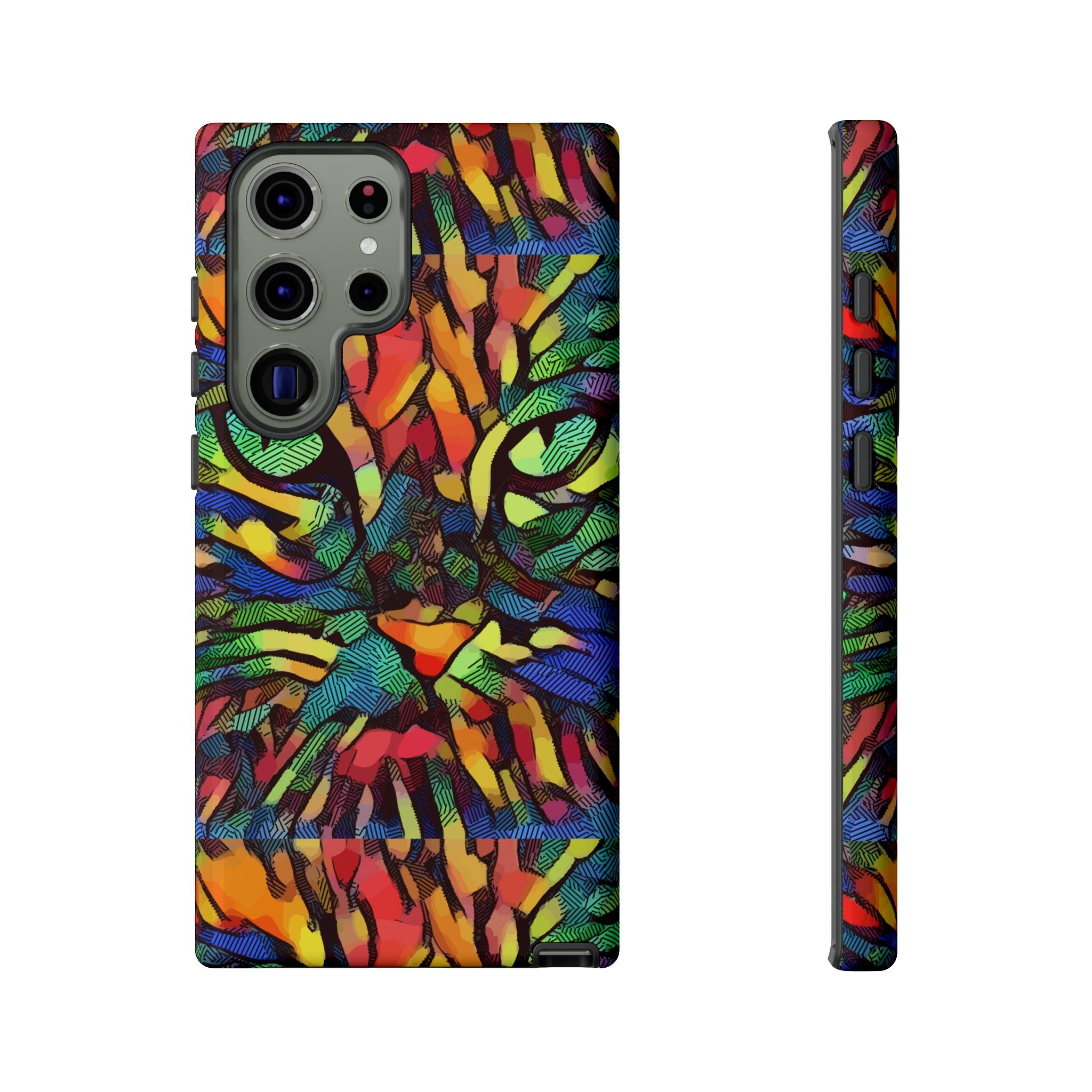 Colorful Phone Cases for Vibrant Style - Tough Cases, Unique Gifts, Animal Print, Artistic Design, Phone Accessories, Eco-Friendly