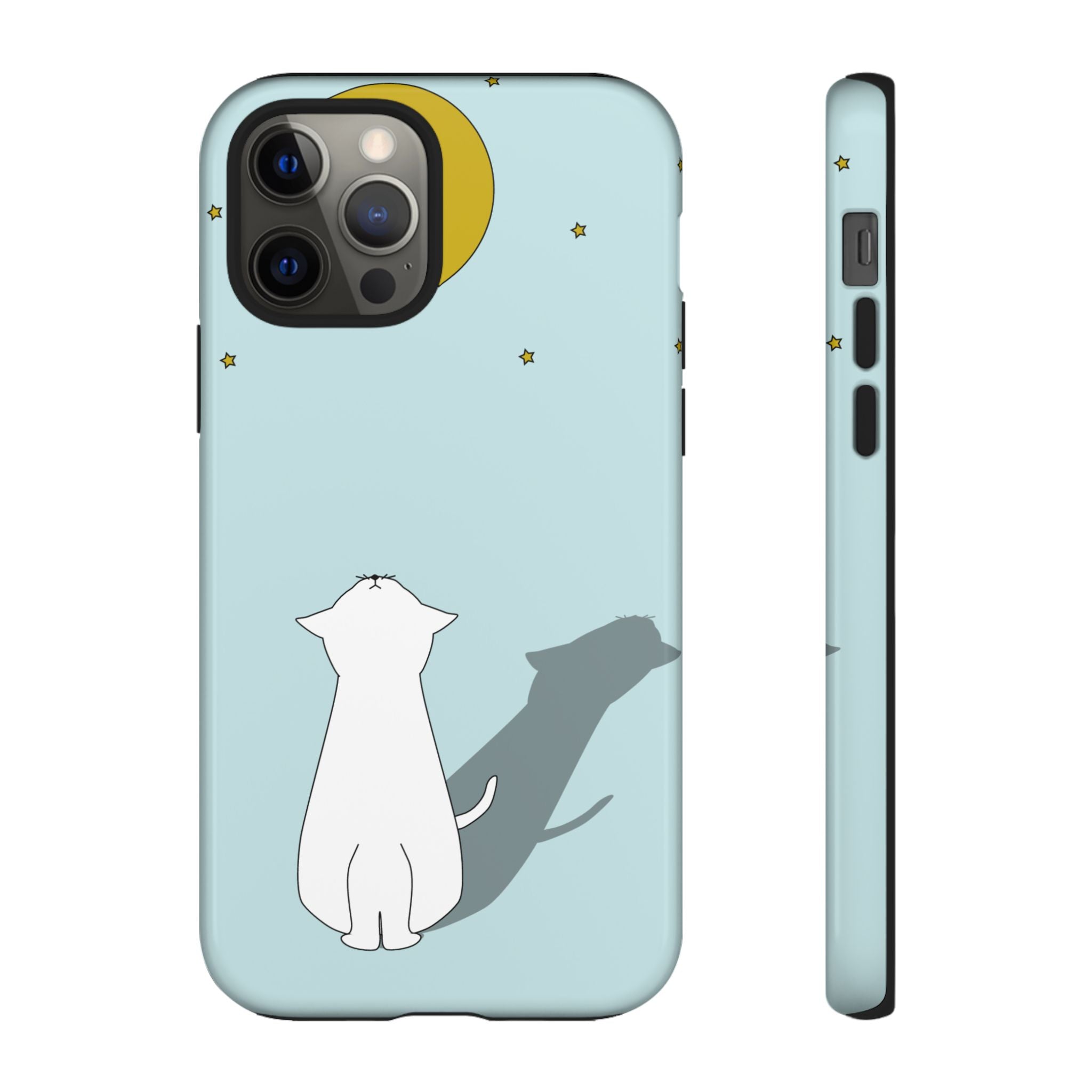 Cute Cat Phone Case, Tough Phone Cover, Pet Lover Gift, Unique Case, Animal Decor, Birthday Gift