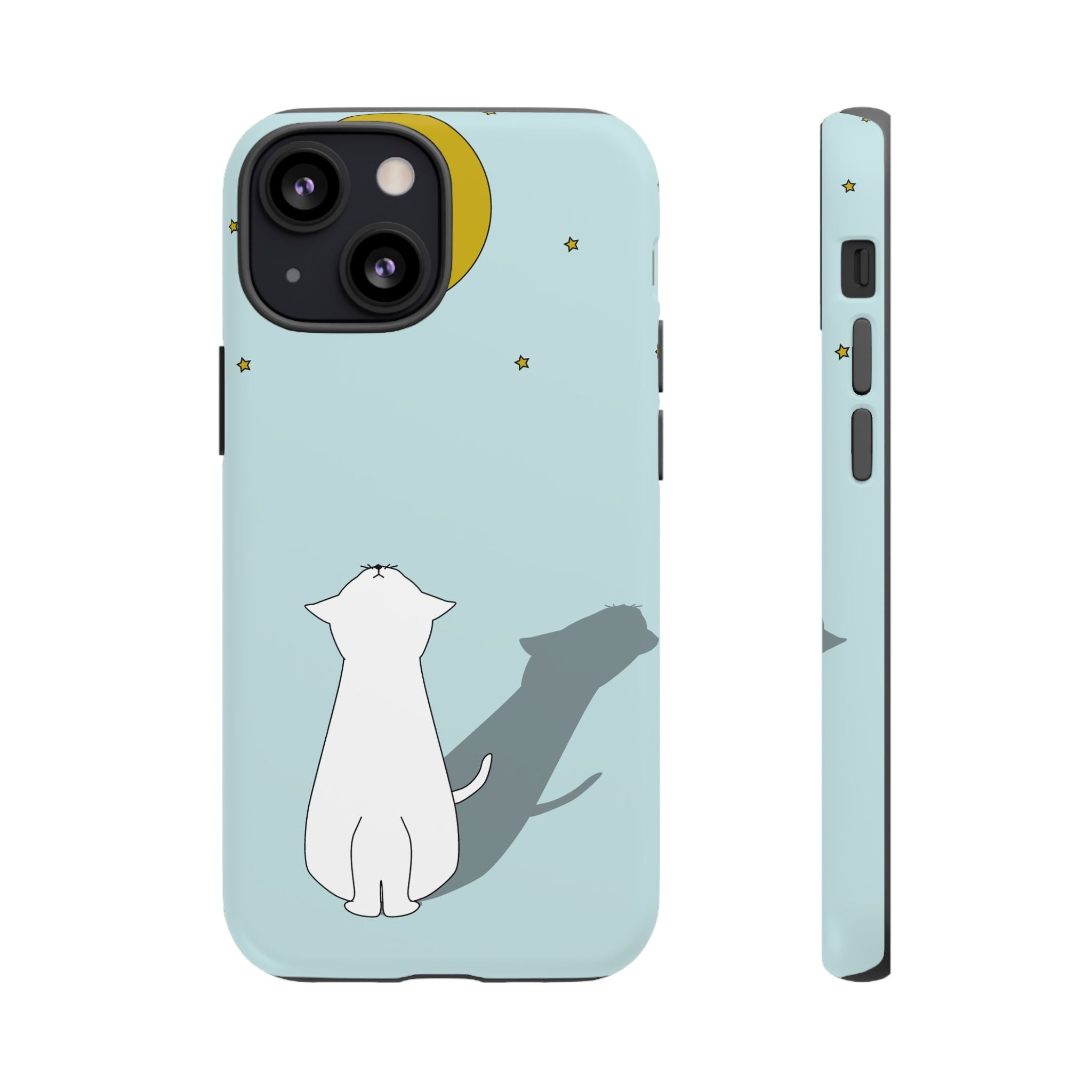 Cute Cat Phone Case, Tough Phone Cover, Pet Lover Gift, Unique Case, Animal Decor, Birthday Gift