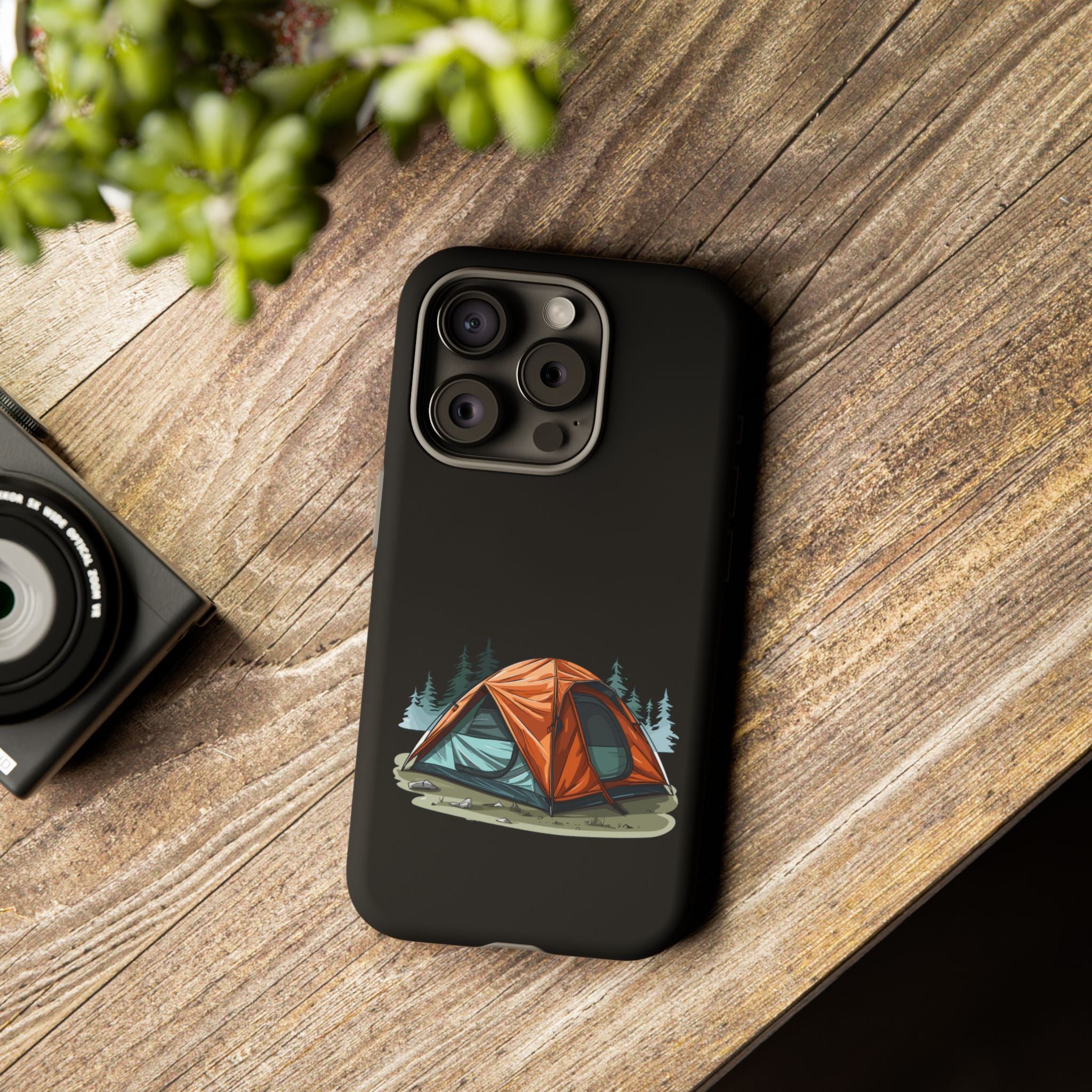 Camping Phone Case, Outdoor Adventure, Nature Lover Gift, Tough Cases, Hiking Accessory, Travel Gear, Camping Vibes