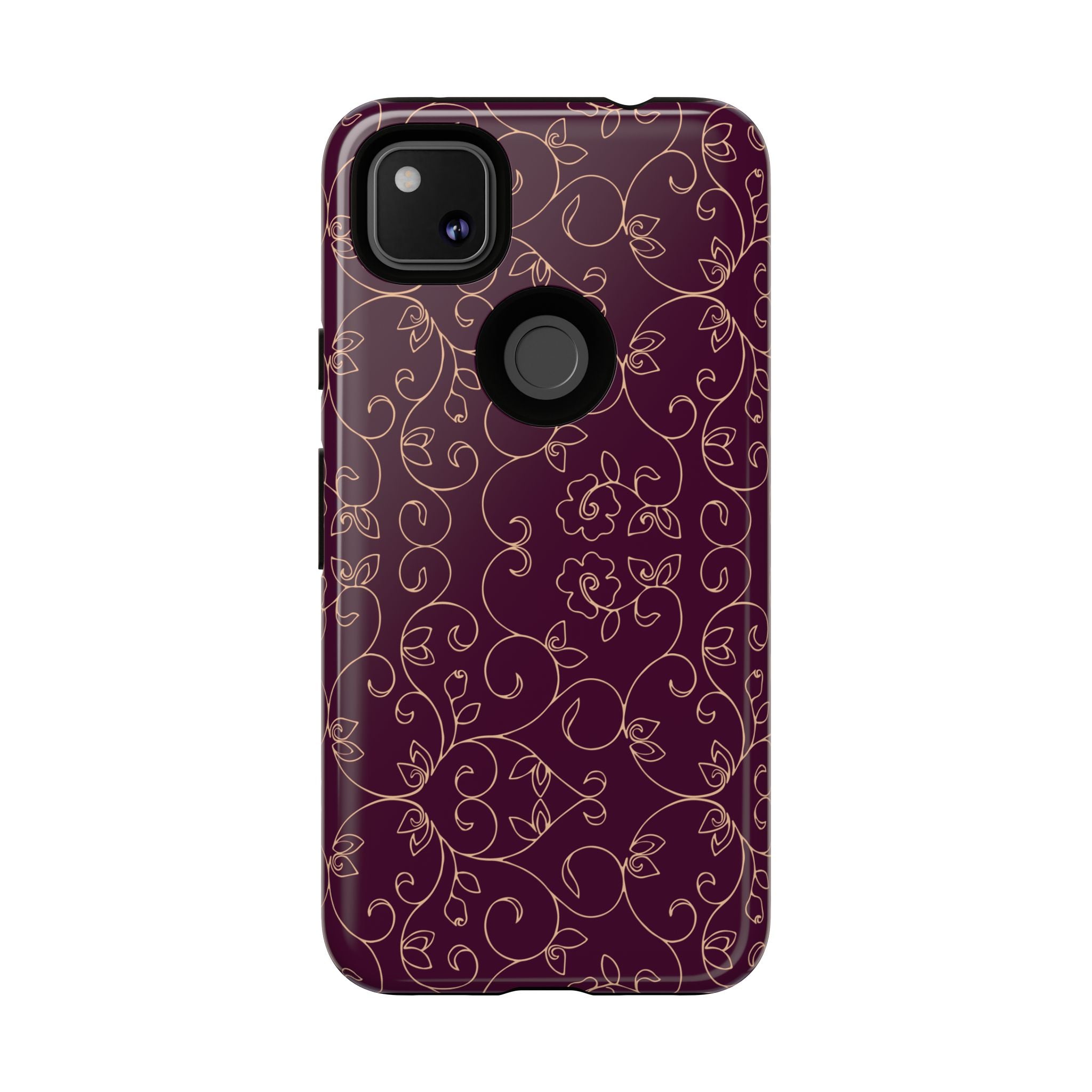 Elegant Floral Phone Case | Durable Mobile Cover, Gift for Her, Floral Design, Stylish Accessory, Phone Protection
