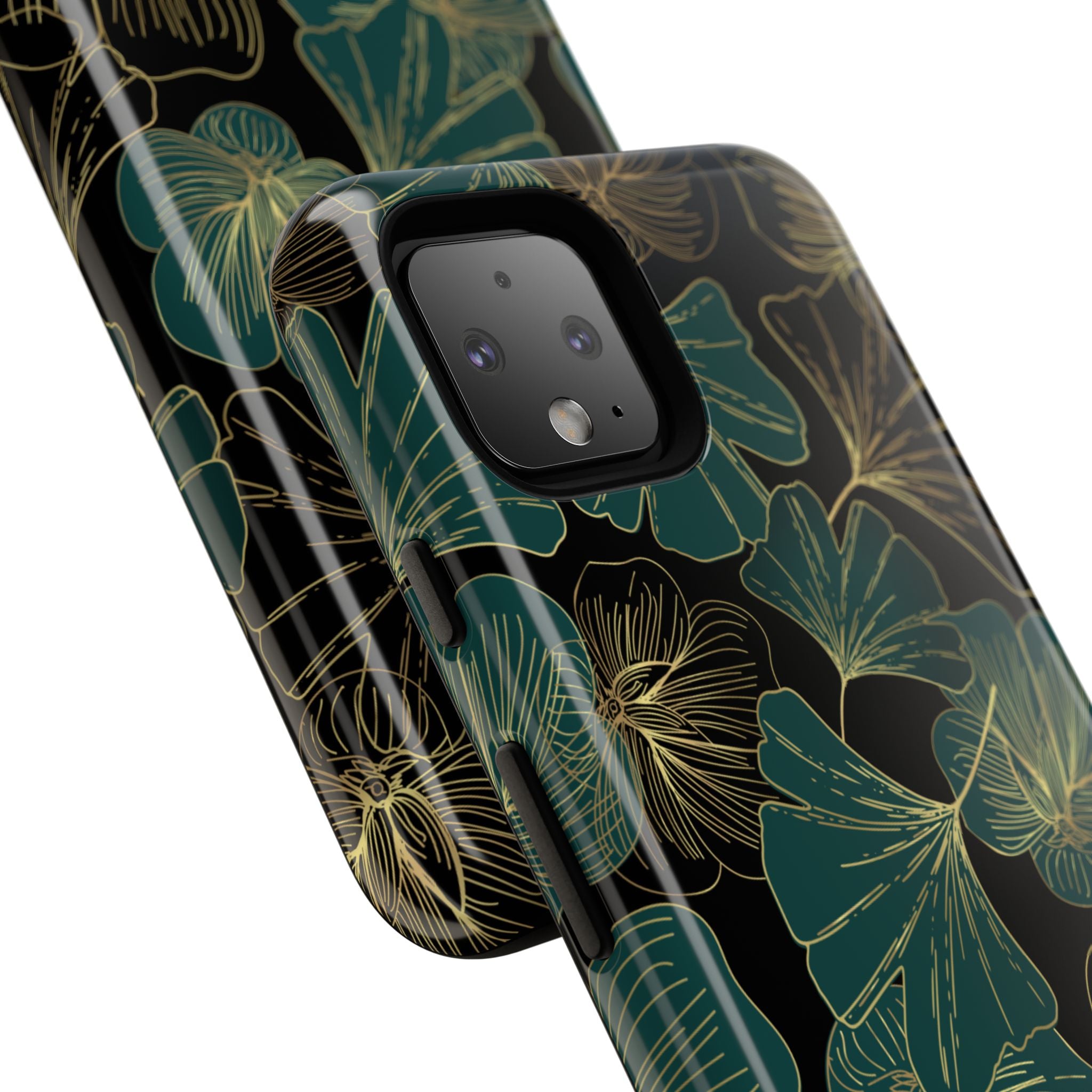 Floral Phone Case - Tough Cases, Protective Cover, Stylish Accessory, Gift for Her, Nature-Inspired Design